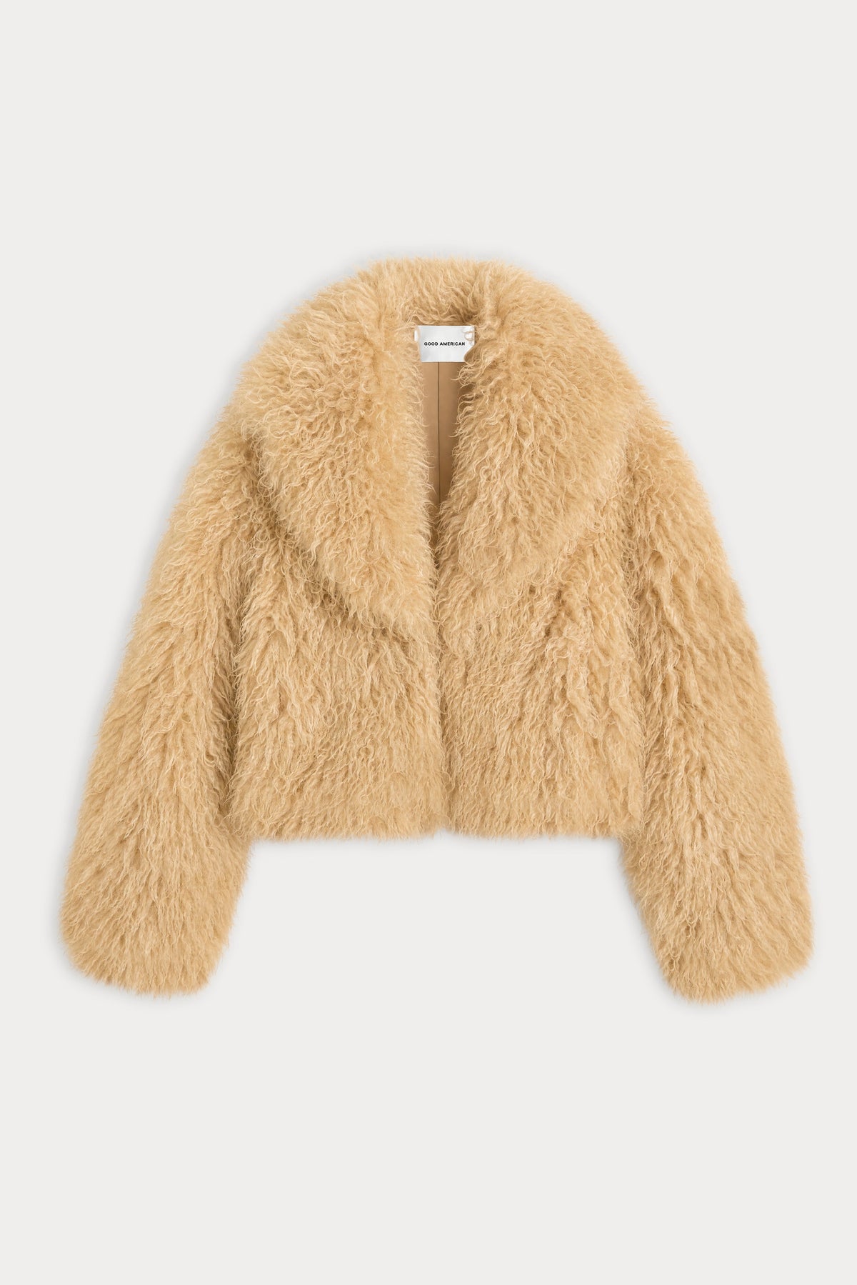 Luxury THE FAUX FUR COAT SAND