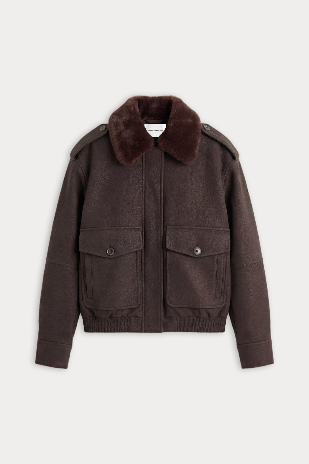 Luxury THE BETTER THAN LEATHER BOMBER JACKET ESPRESSO