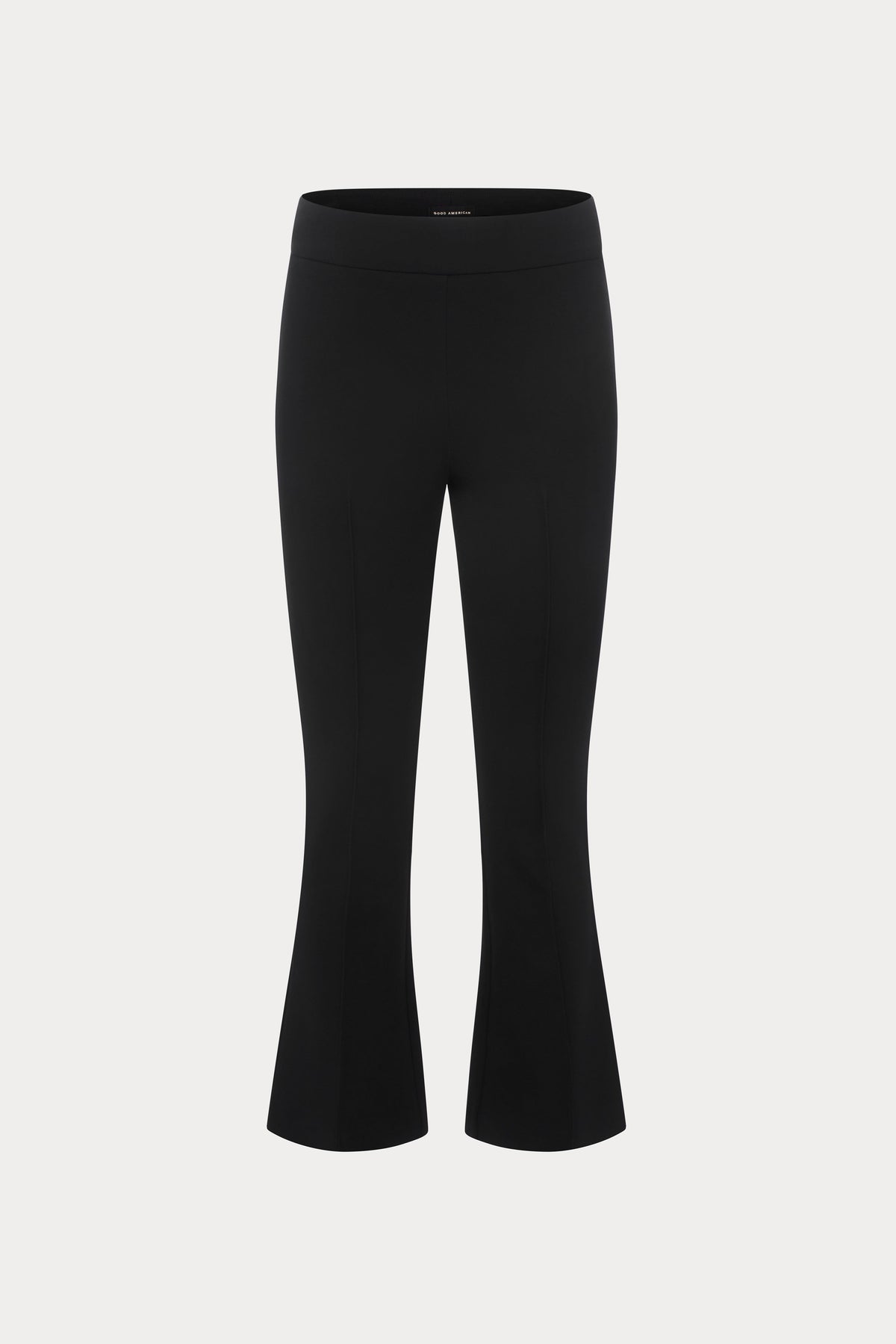 Luxury SOFT STRETCH PONTE KICK FLARE PANTS BLACK001