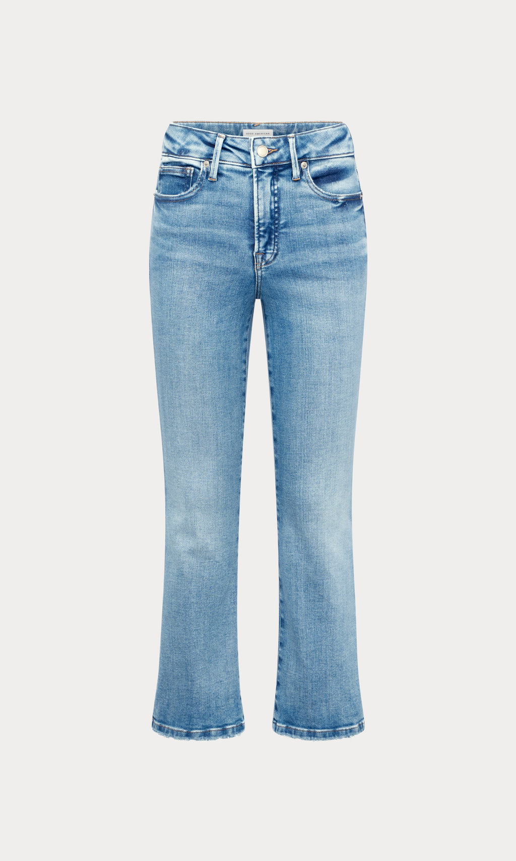 Luxury SOFT TECH GOOD LEGS CROP MINI BOOT JEANS INDIGO1214