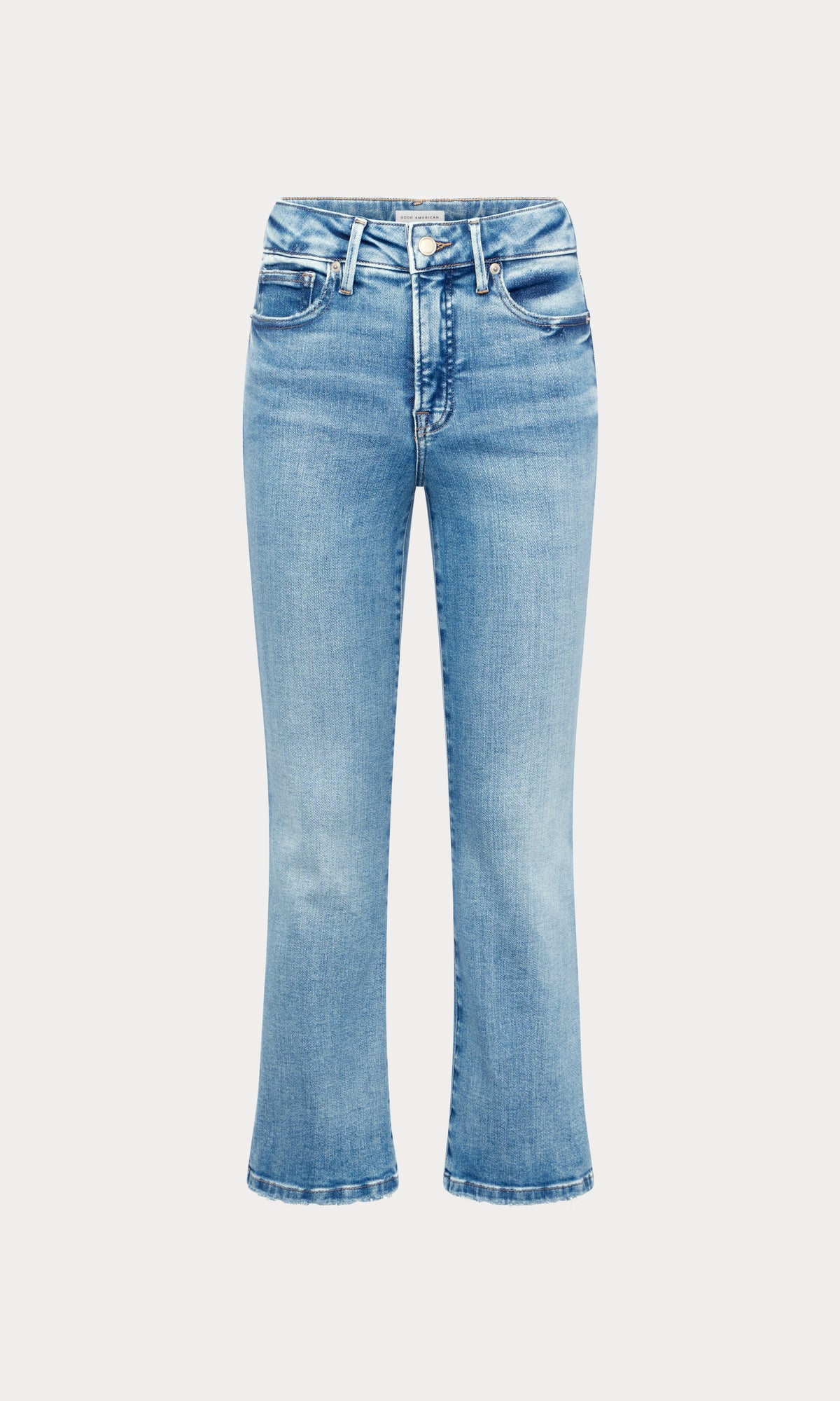 Luxury SOFT TECH GOOD LEGS CROP MINI BOOT JEANS INDIGO1214