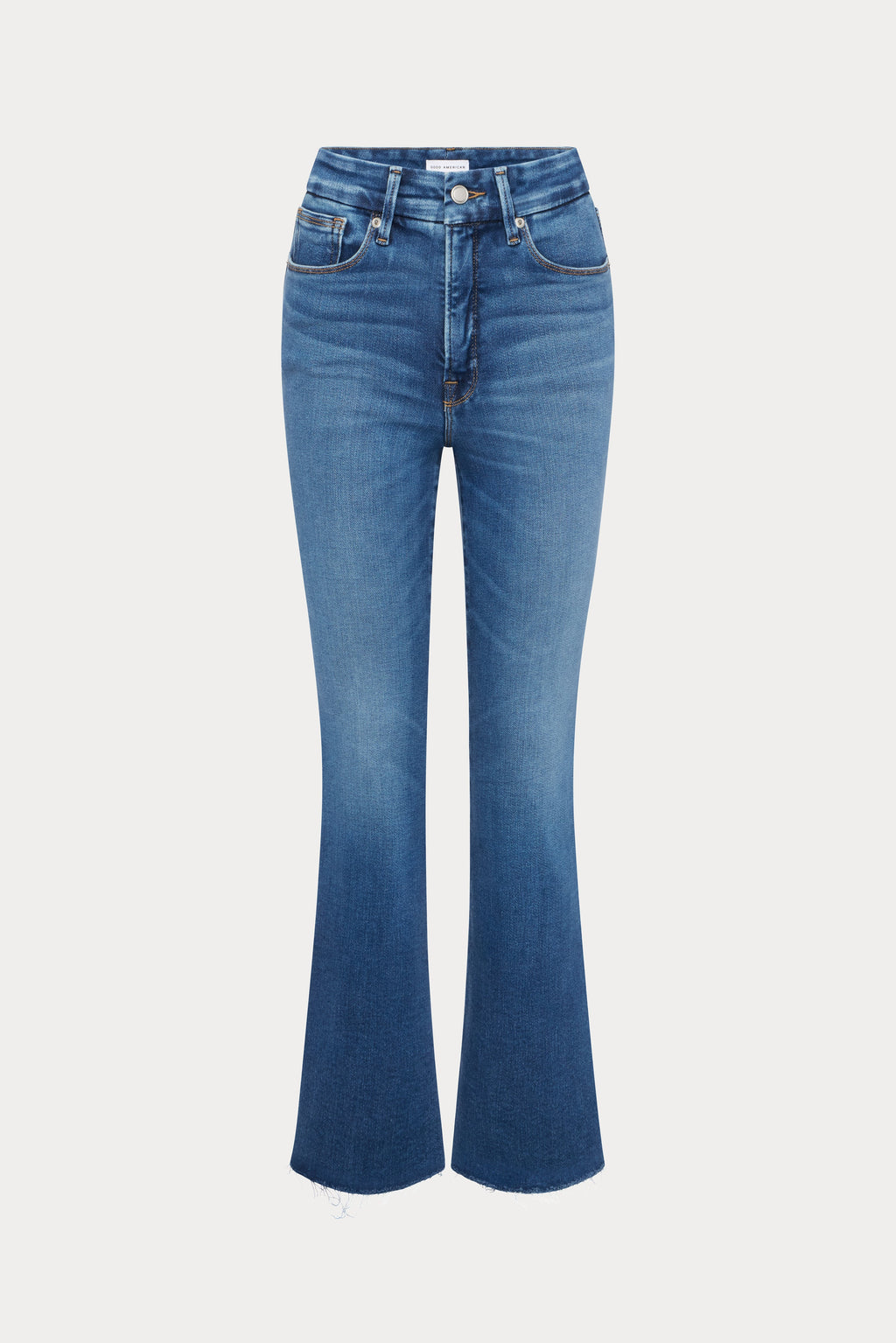 Luxury SOFT TECH GOOD LEGS CROPPED MINI BOOT JEANSINDIGO818