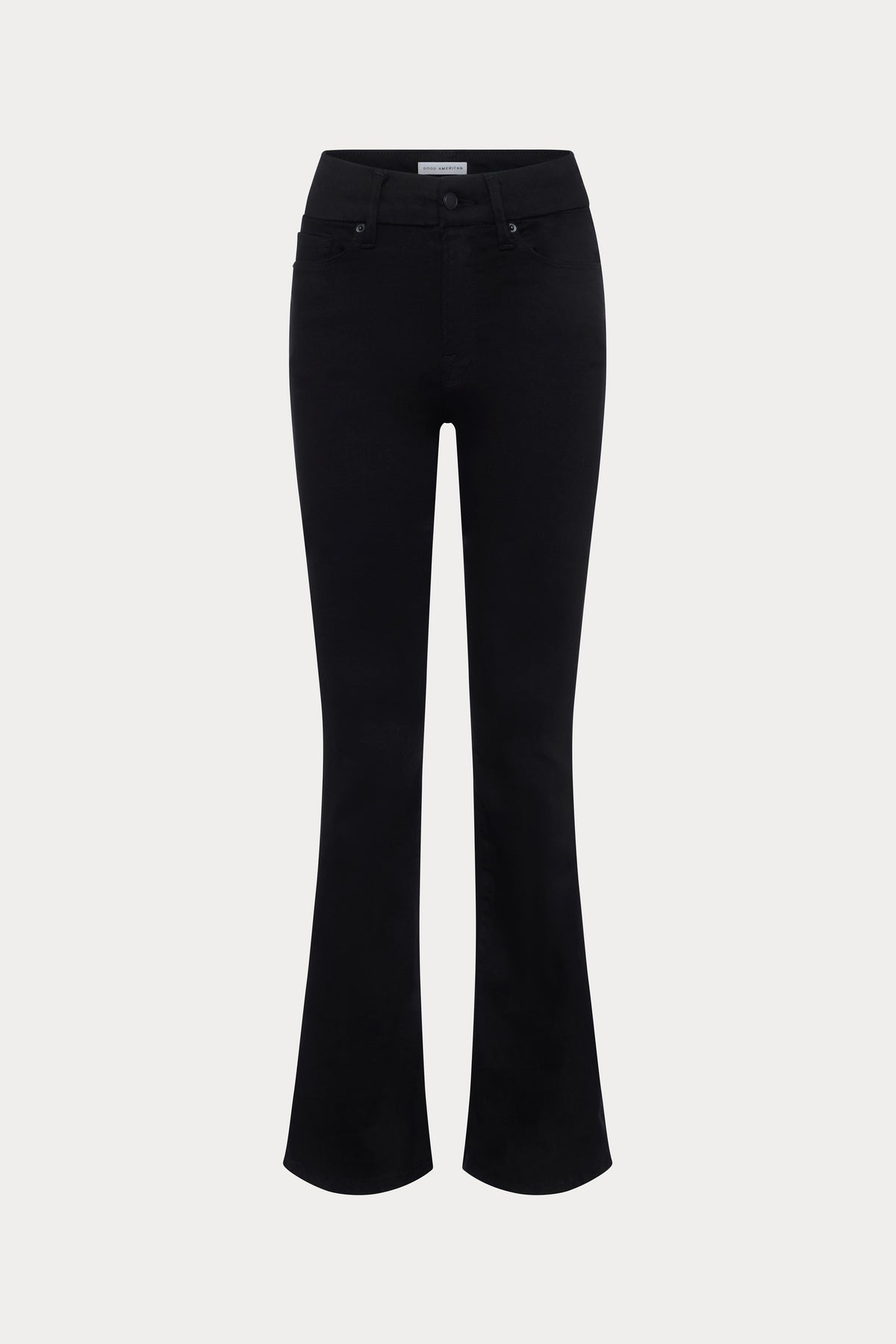Luxury NEVER FADE GOOD LEGS FLARE JEANS BLACK