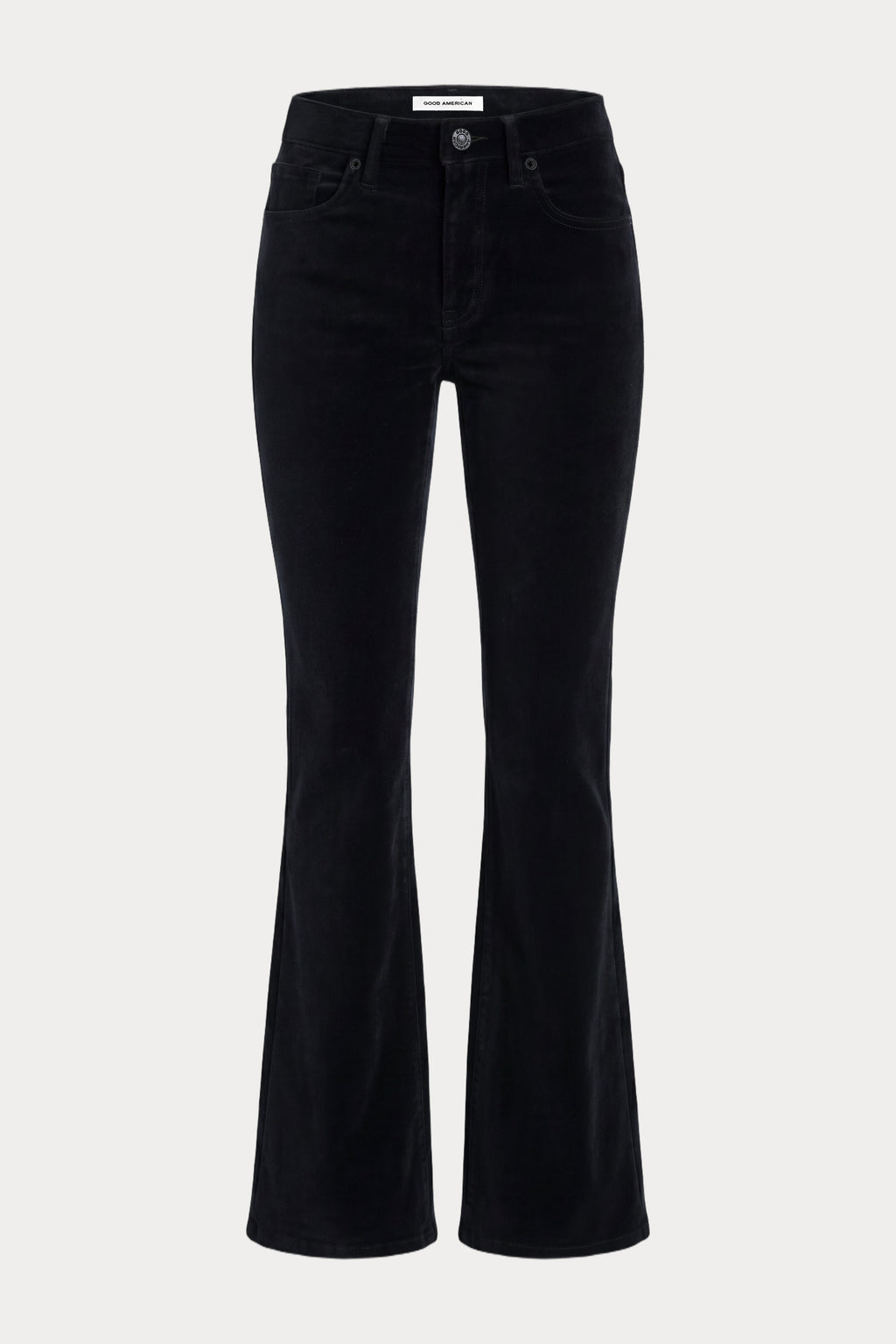 Luxury VELVET GOOD LEGS FLARE PANT BLACK