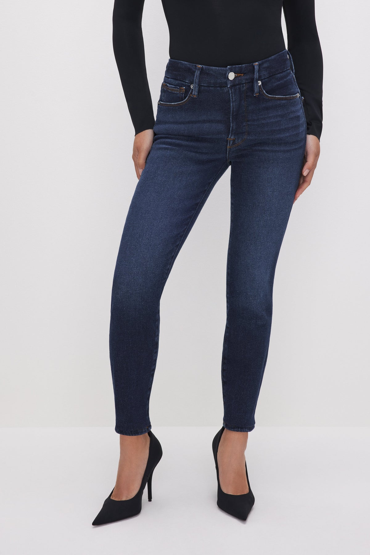 Luxury GOOD PETITE SKINNY JEANS BLUE866