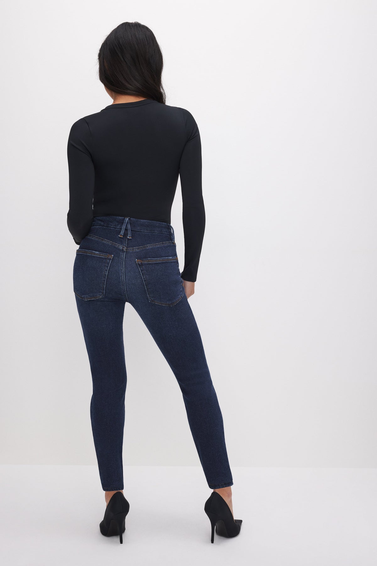 Luxury GOOD PETITE SKINNY JEANS BLUE866