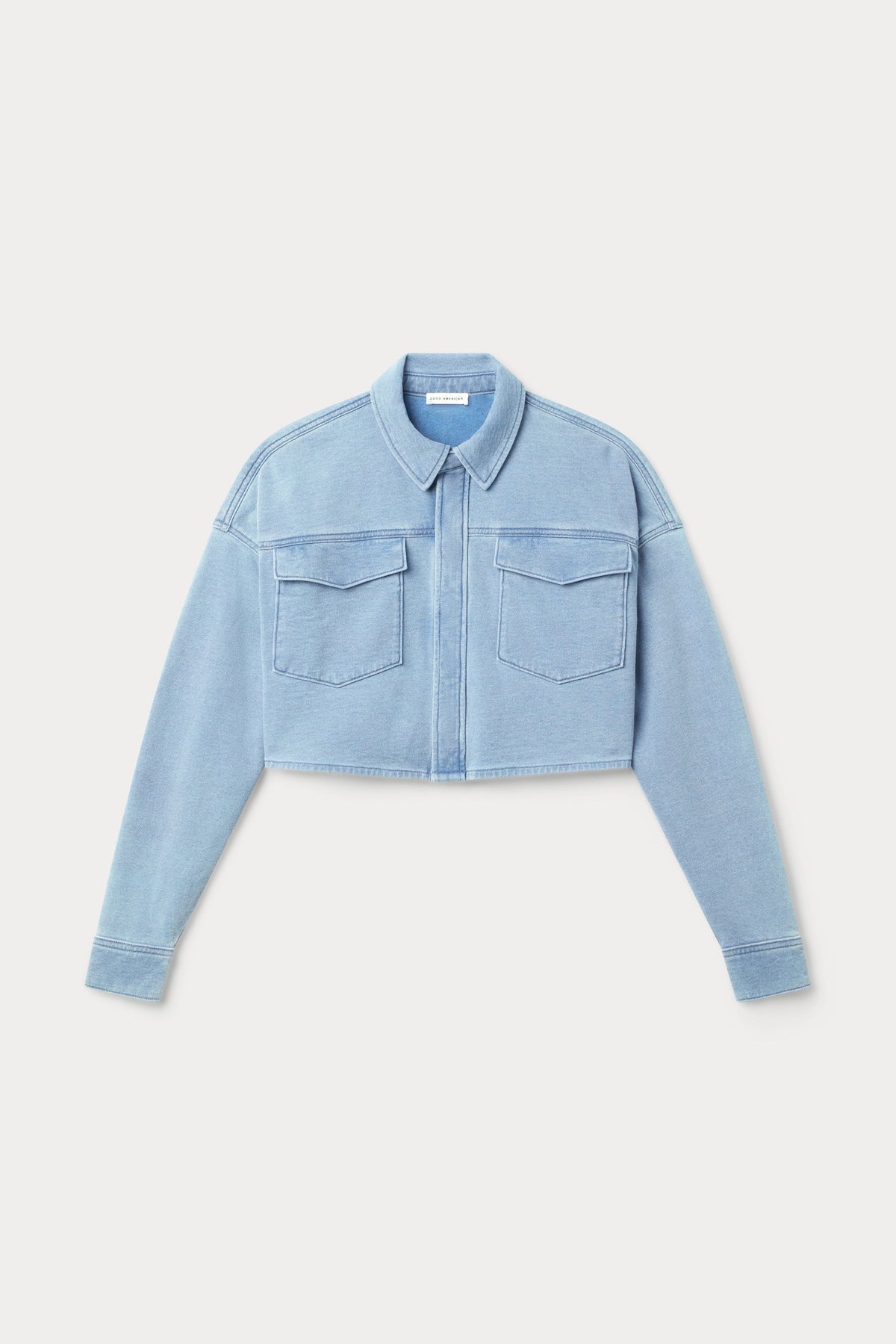Luxury JEANIUS CROPPED JACKET INDIGO376