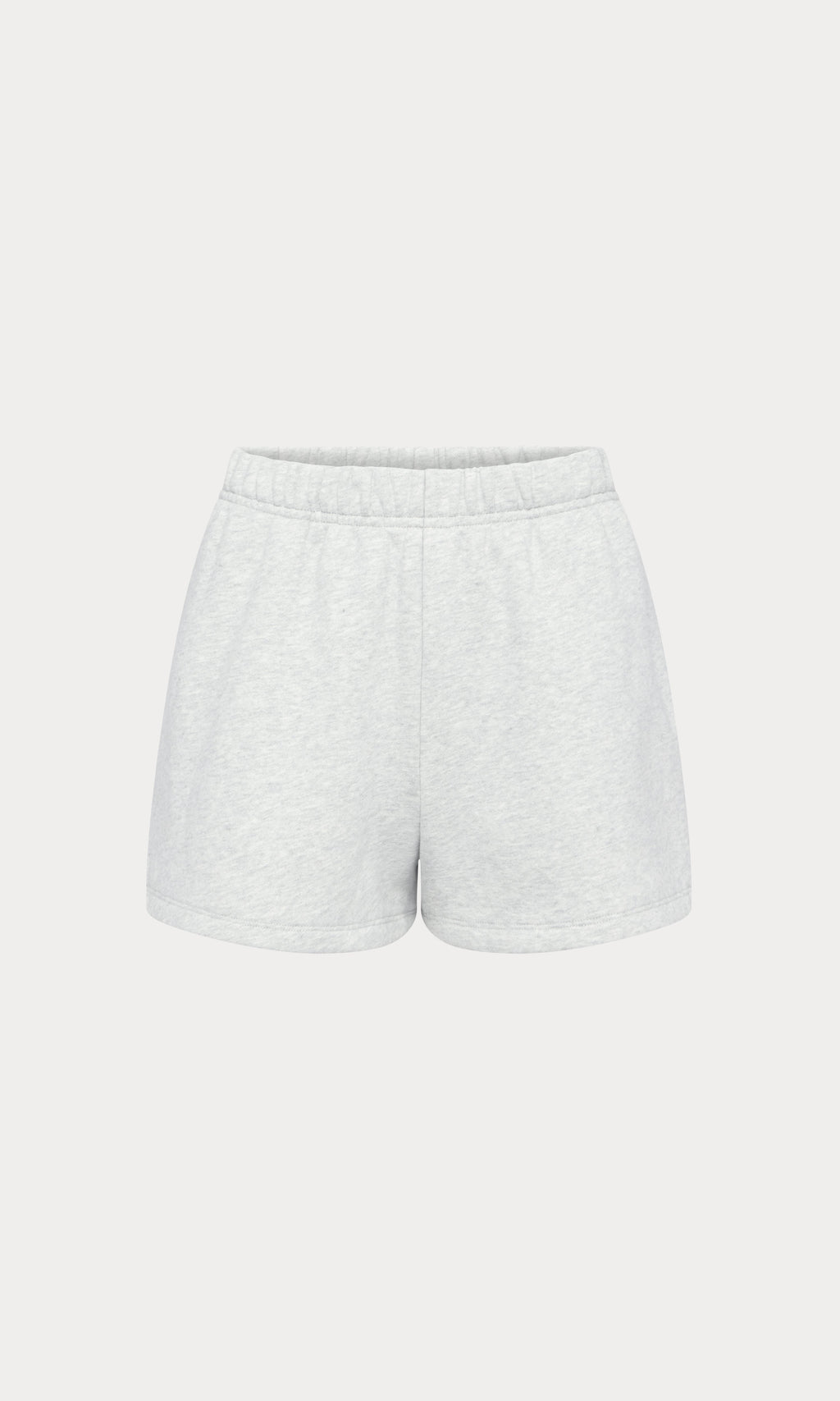 Luxury THE FLEECE SHORT HEATHER GREY