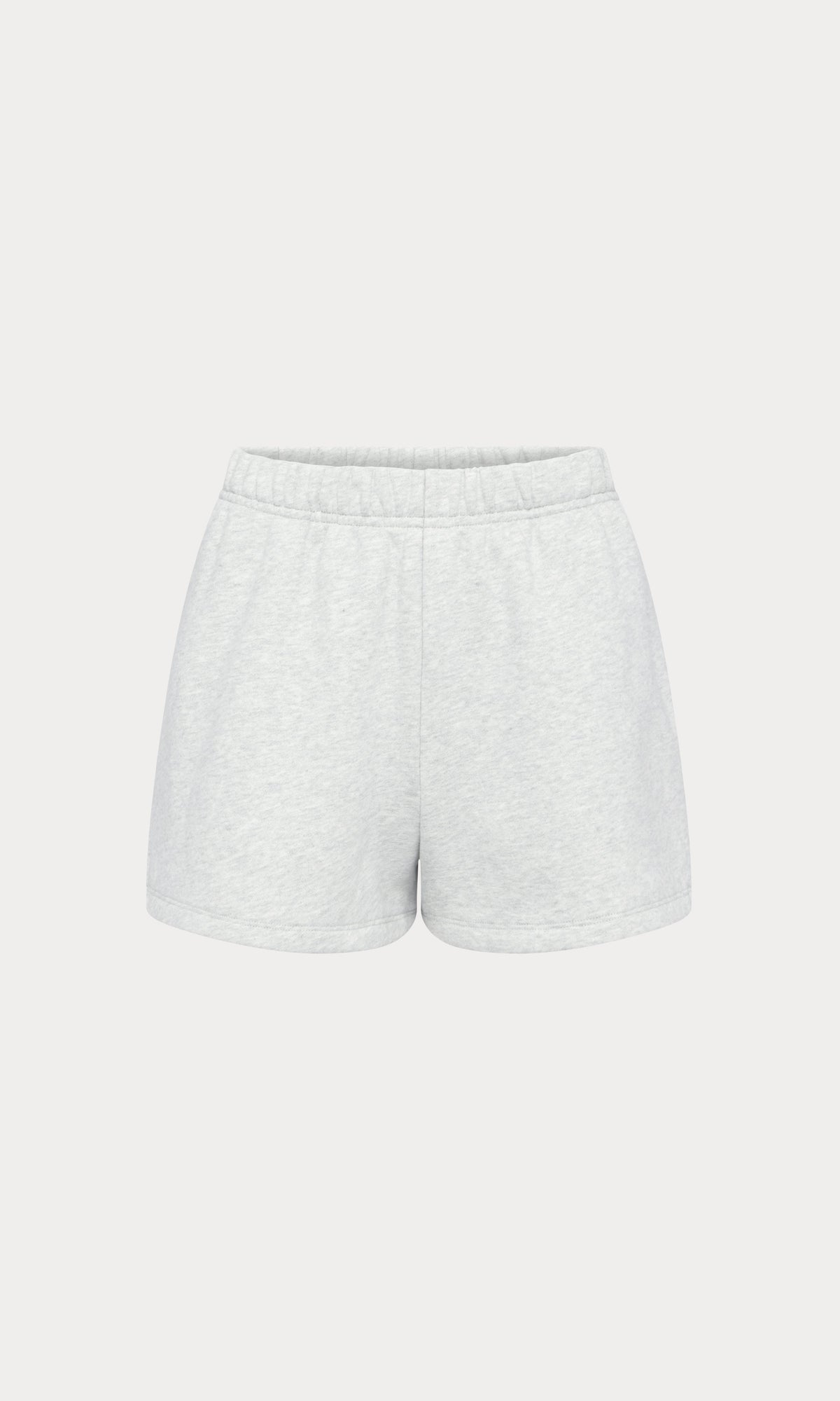 Luxury THE FLEECE SHORT HEATHER GREY