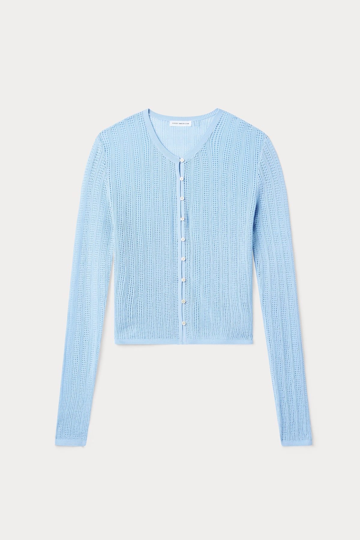 Luxury THE OPEN KNIT CARDIGAN MORNING SKY