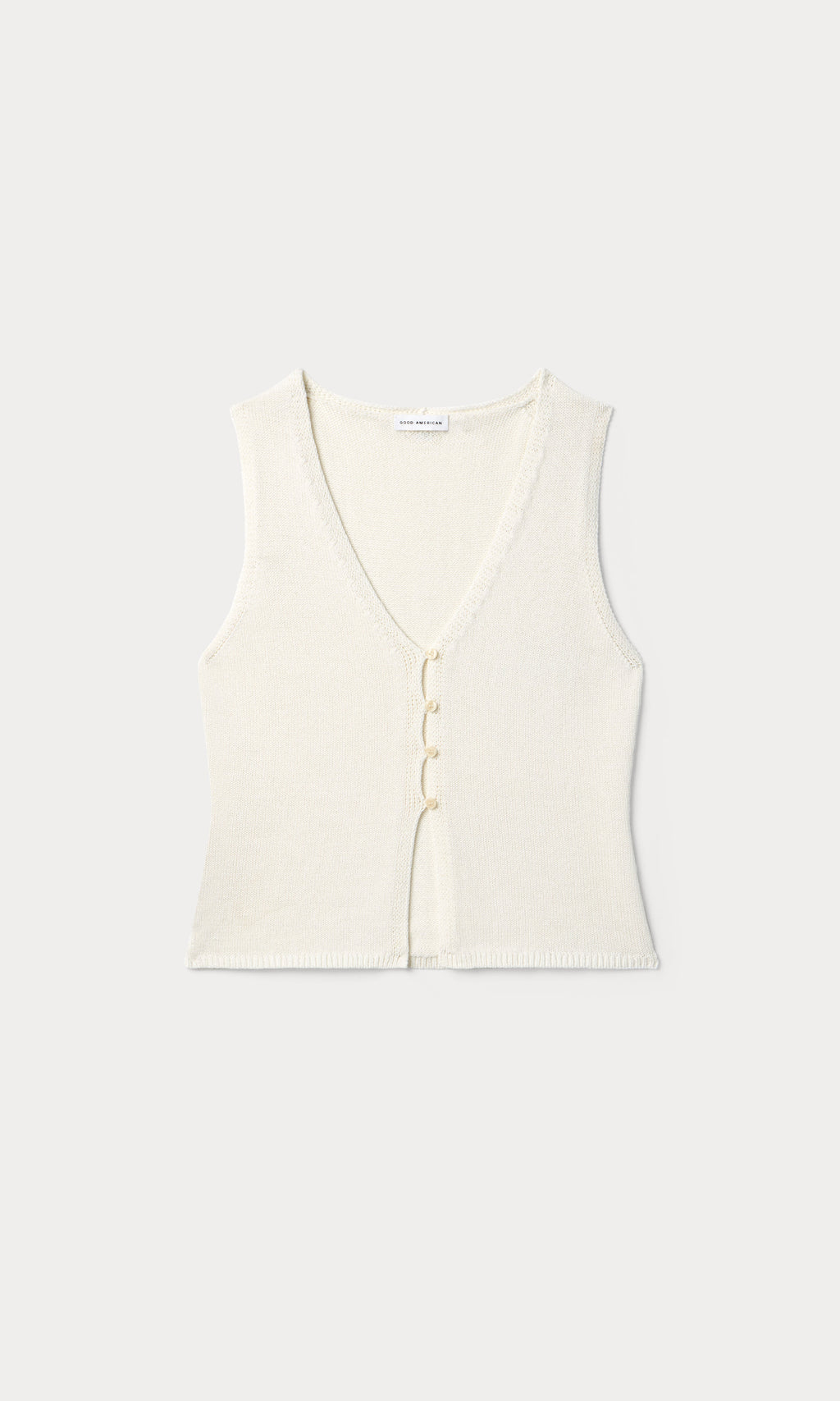Luxury THE KNIT VEST WHITE001