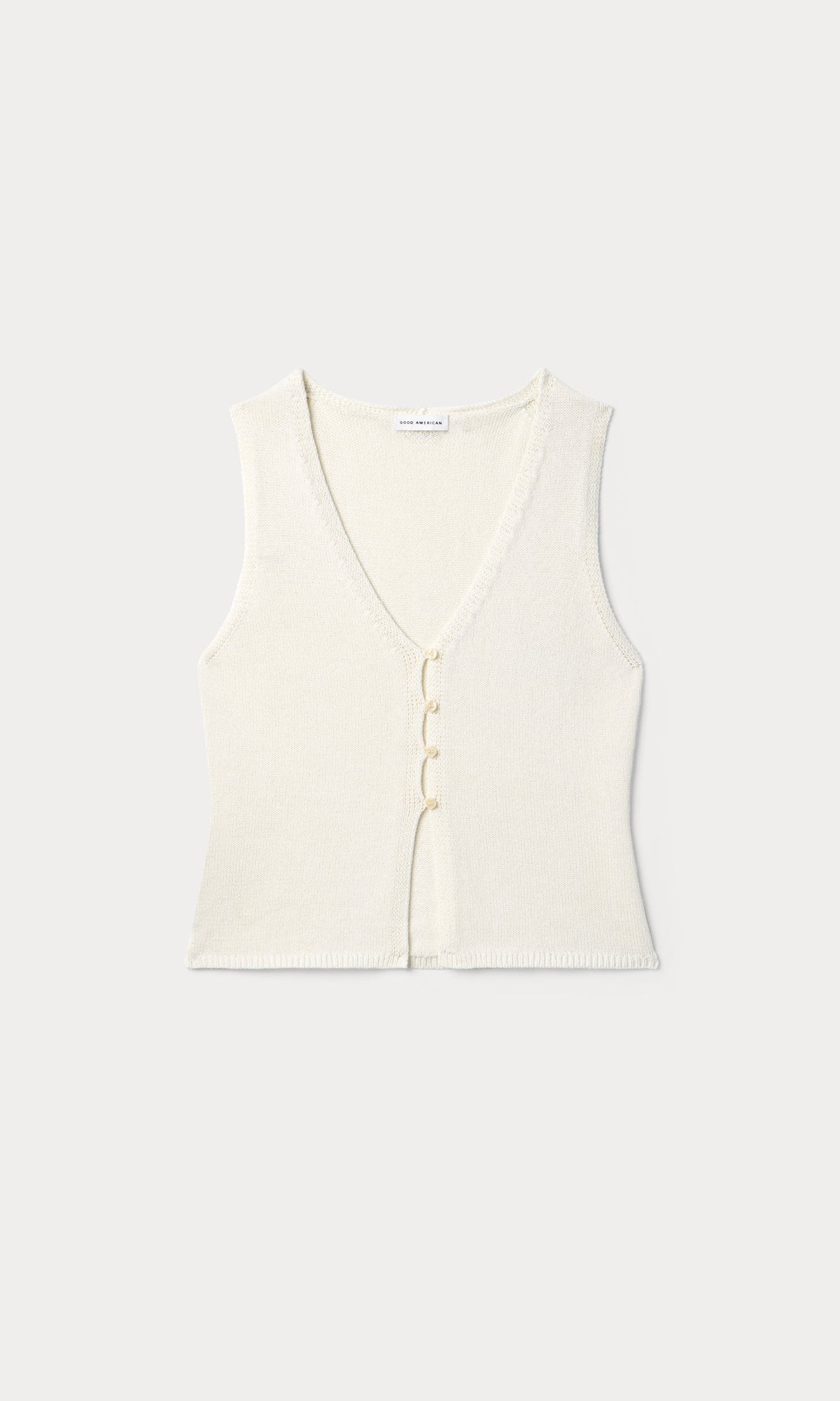 Luxury THE KNIT VEST WHITE001