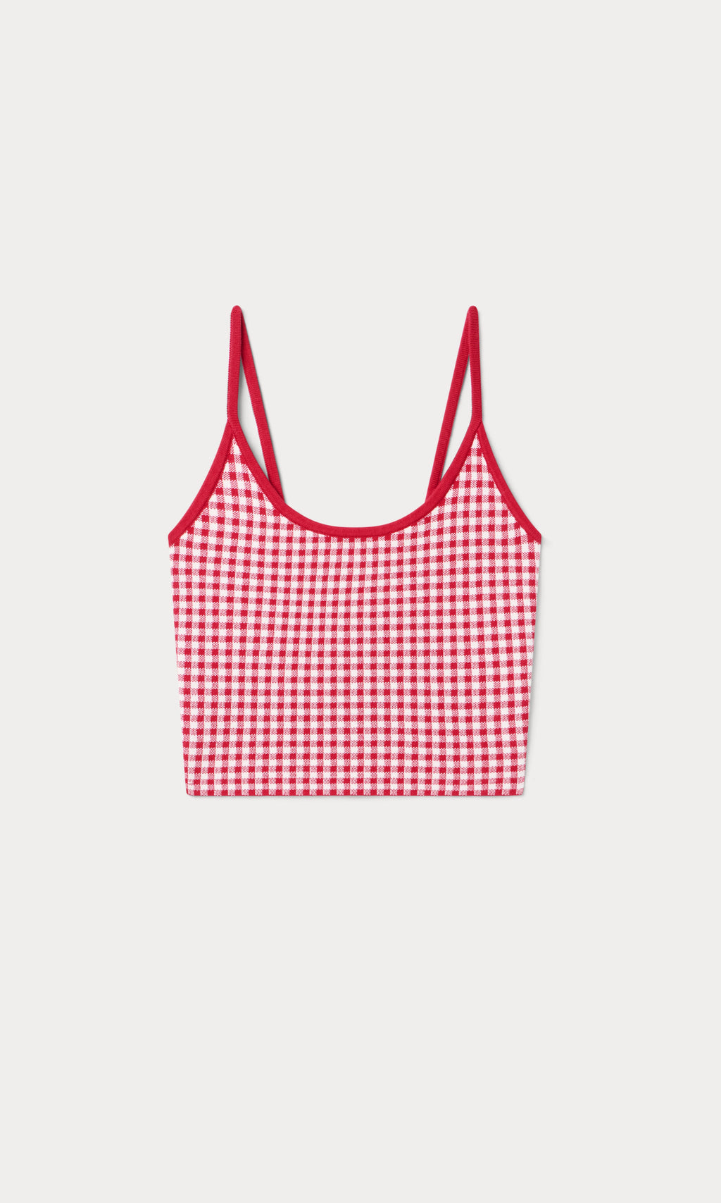 Luxury THE KEEPSAKE TANK CHERRY GINGHAM