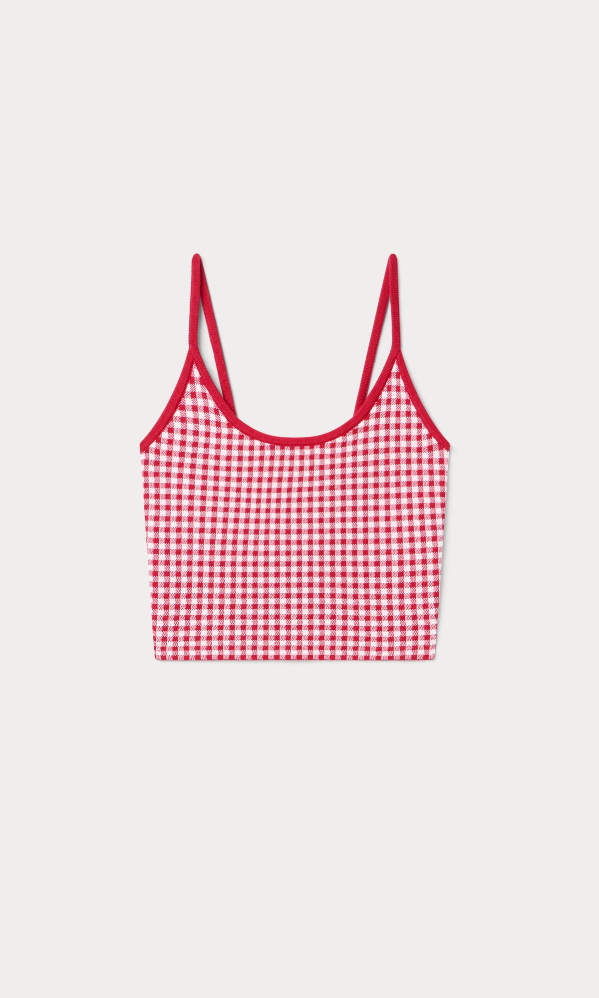 Luxury THE KEEPSAKE TANK CHERRY GINGHAM