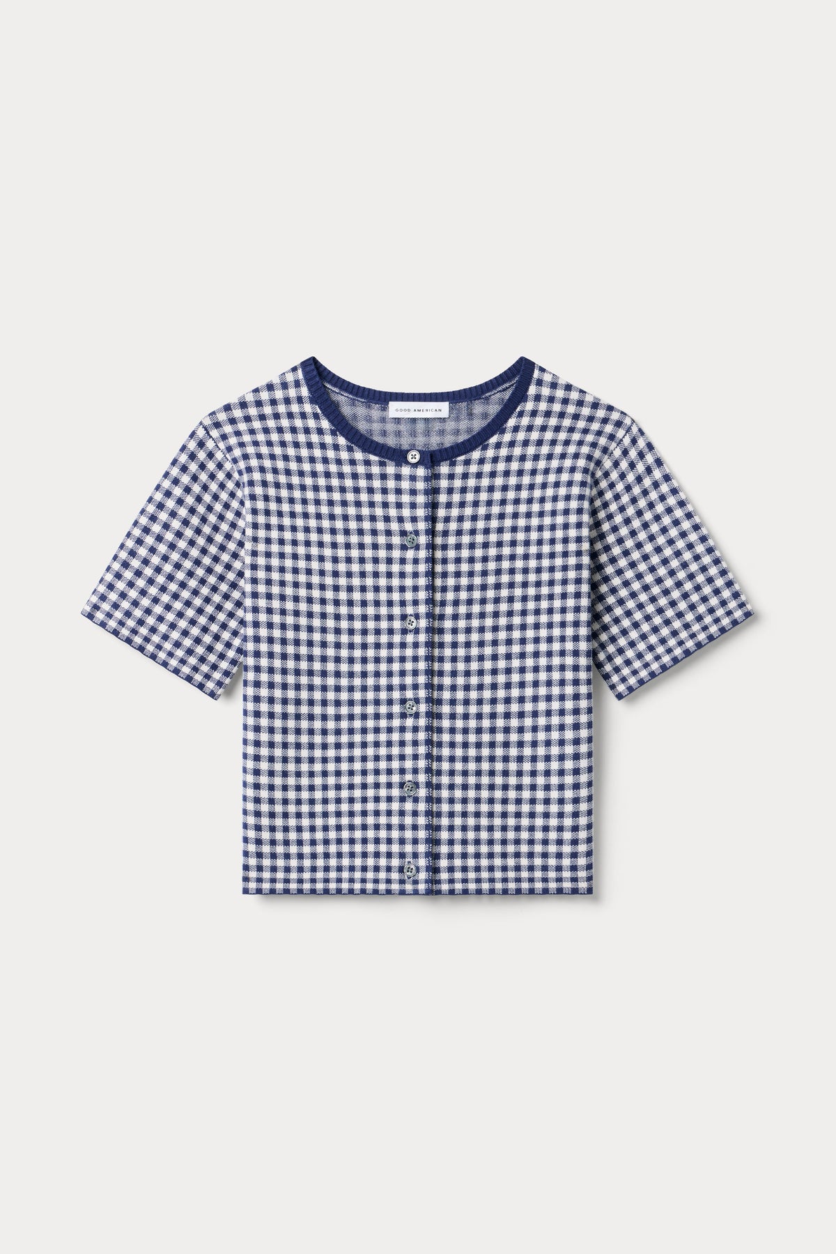 Luxury THE KEEPSAKE CARDIGAN NAVY GINGHAM