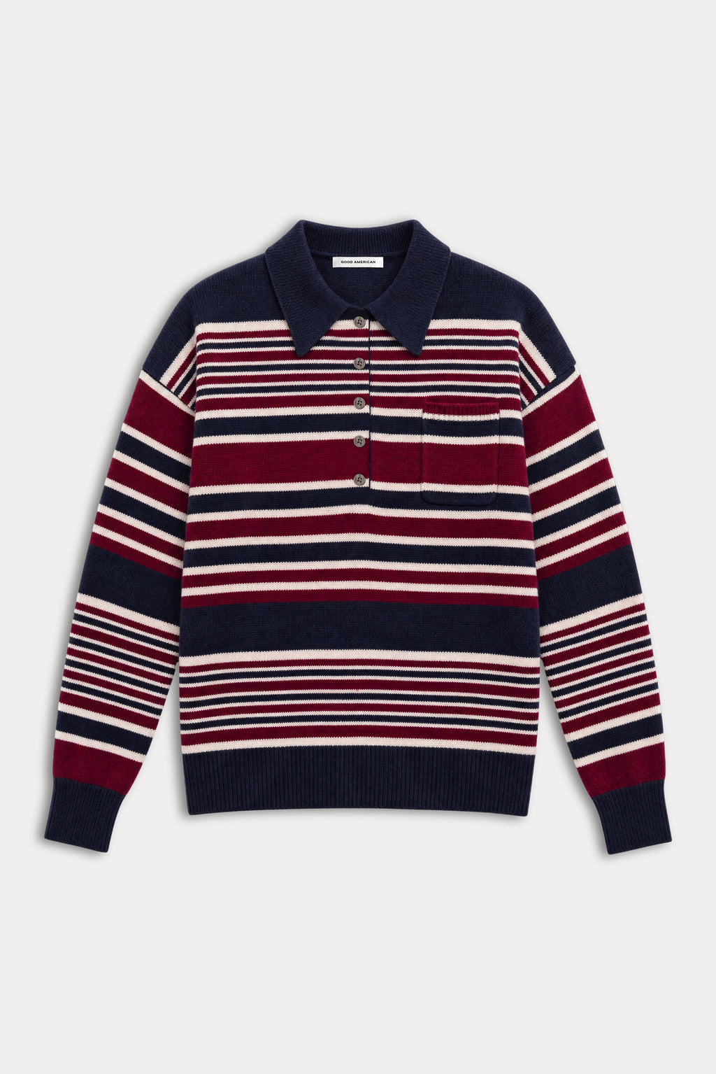Luxury THE OVERSIZED RUGBY SWEATER MULTI STRIPE