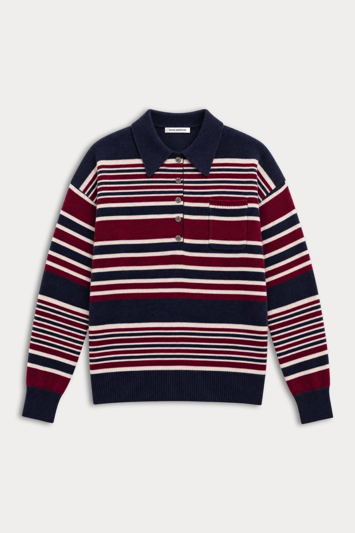 Luxury THE OVERSIZED RUGBY SWEATER MULTI STRIPE