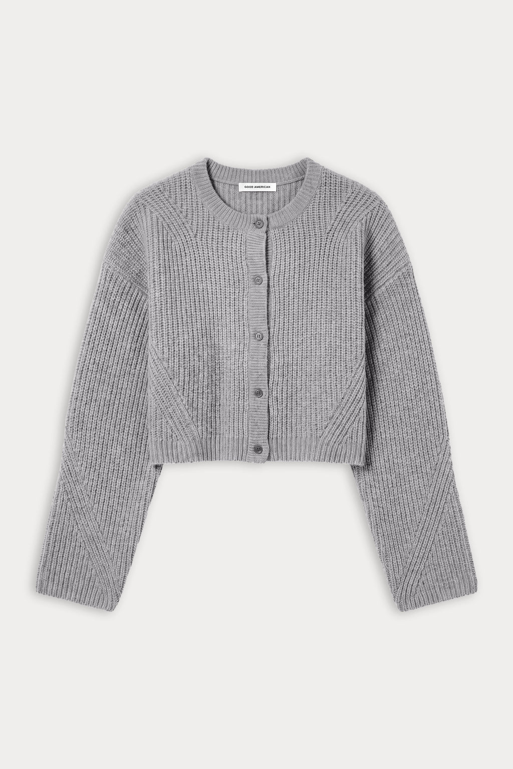 Luxury THE CHUNKY KNIT CARDIGAN HEATHER GREY