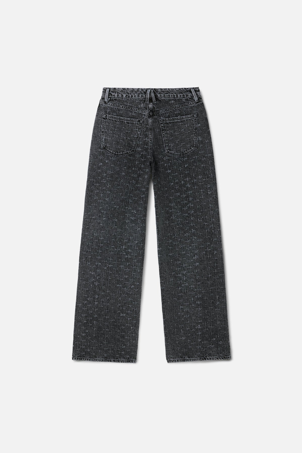 Luxury DOLLY JOLEANS CRYSTAL RELAXED JEANS BLACK415