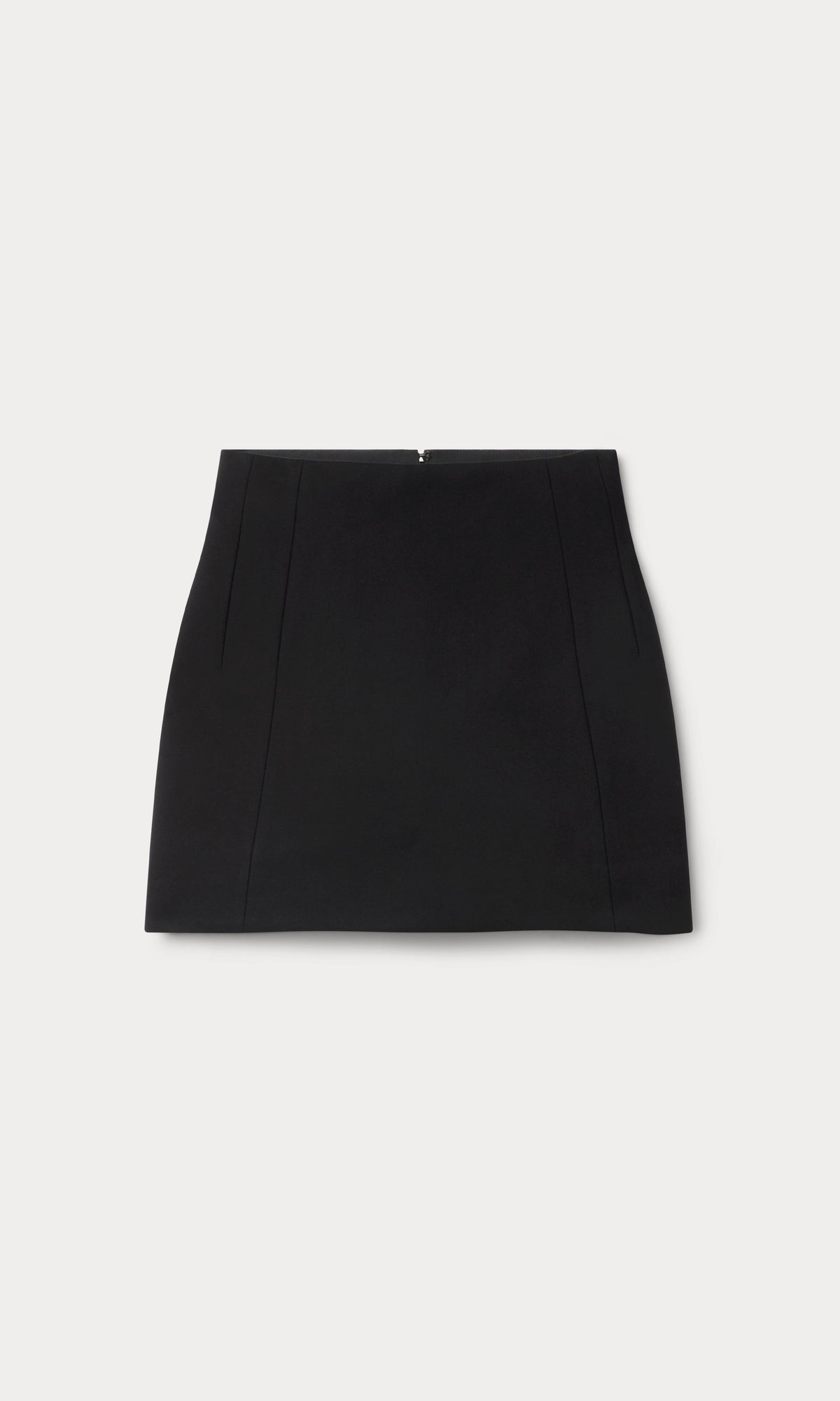 Luxury SOFT STRETCH PONTE MINI SKIRT BLACK001