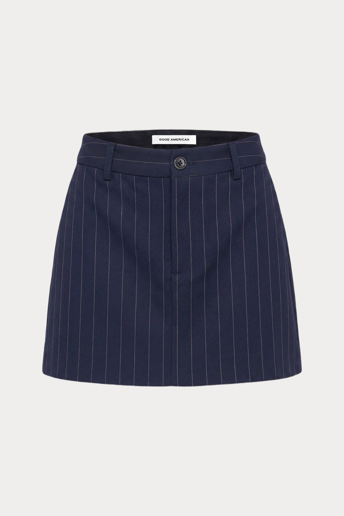 Luxury THE TROUSER MINI SKIRT NAVY PINSTRIPE