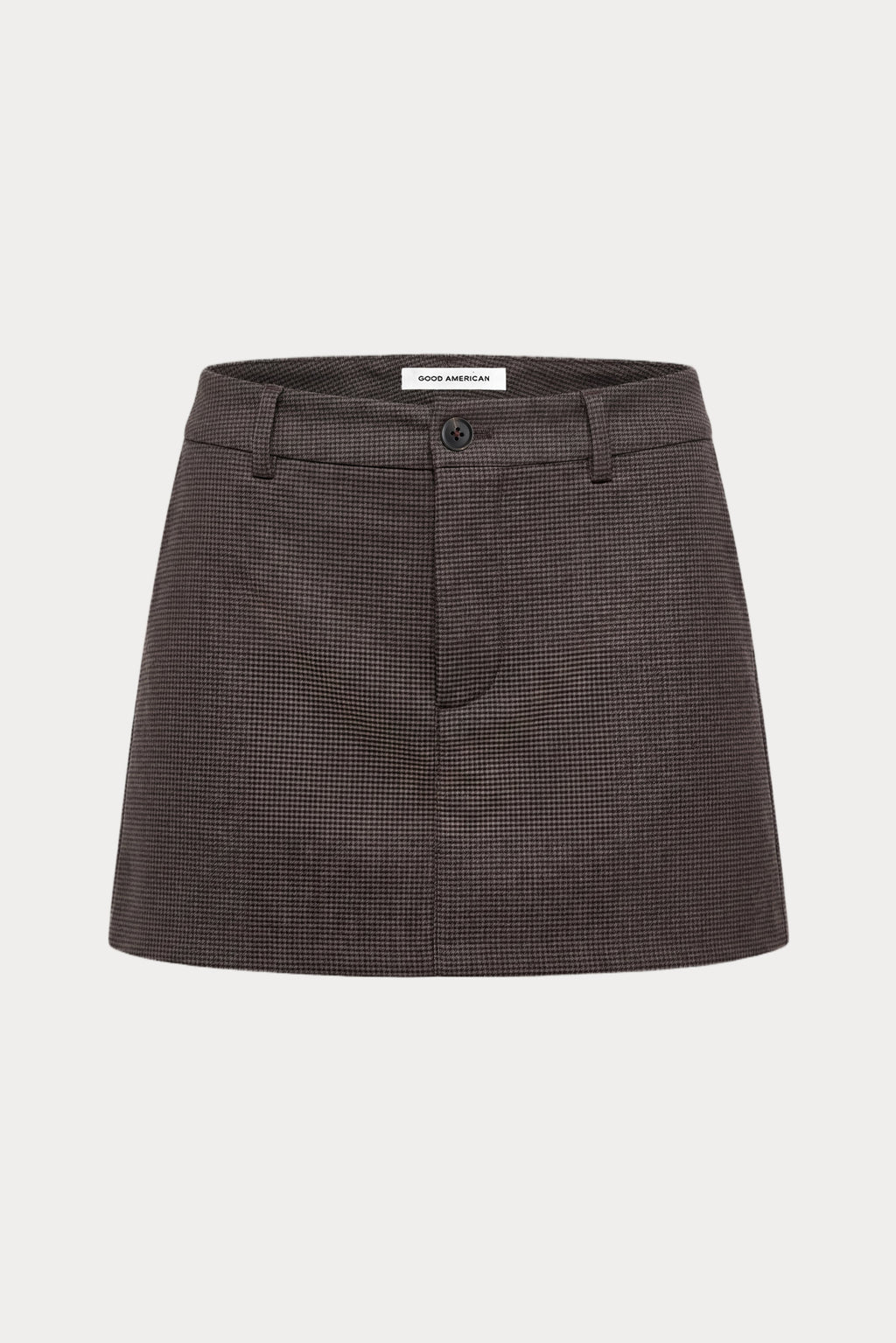 Luxury THE TROUSER MINI SKIRT CHARCOAL MINI HOUNDSTOOTH