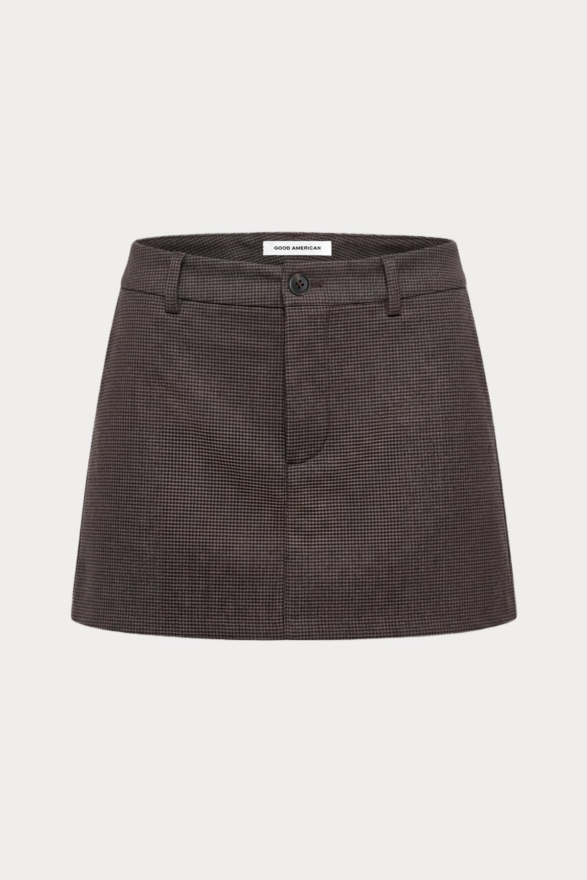 Luxury THE TROUSER MINI SKIRT CHARCOAL MINI HOUNDSTOOTH