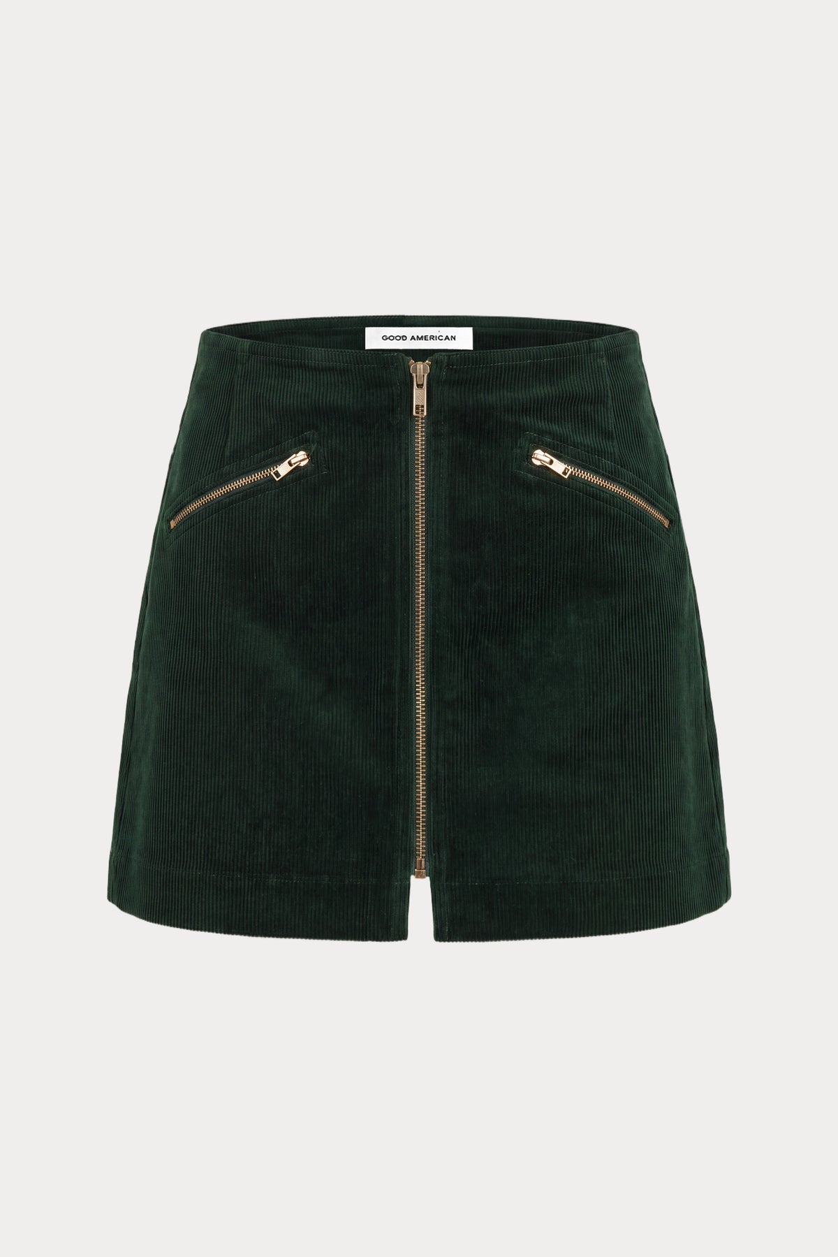 Luxury THE CORD MINI SKIRT FOREST GREEN