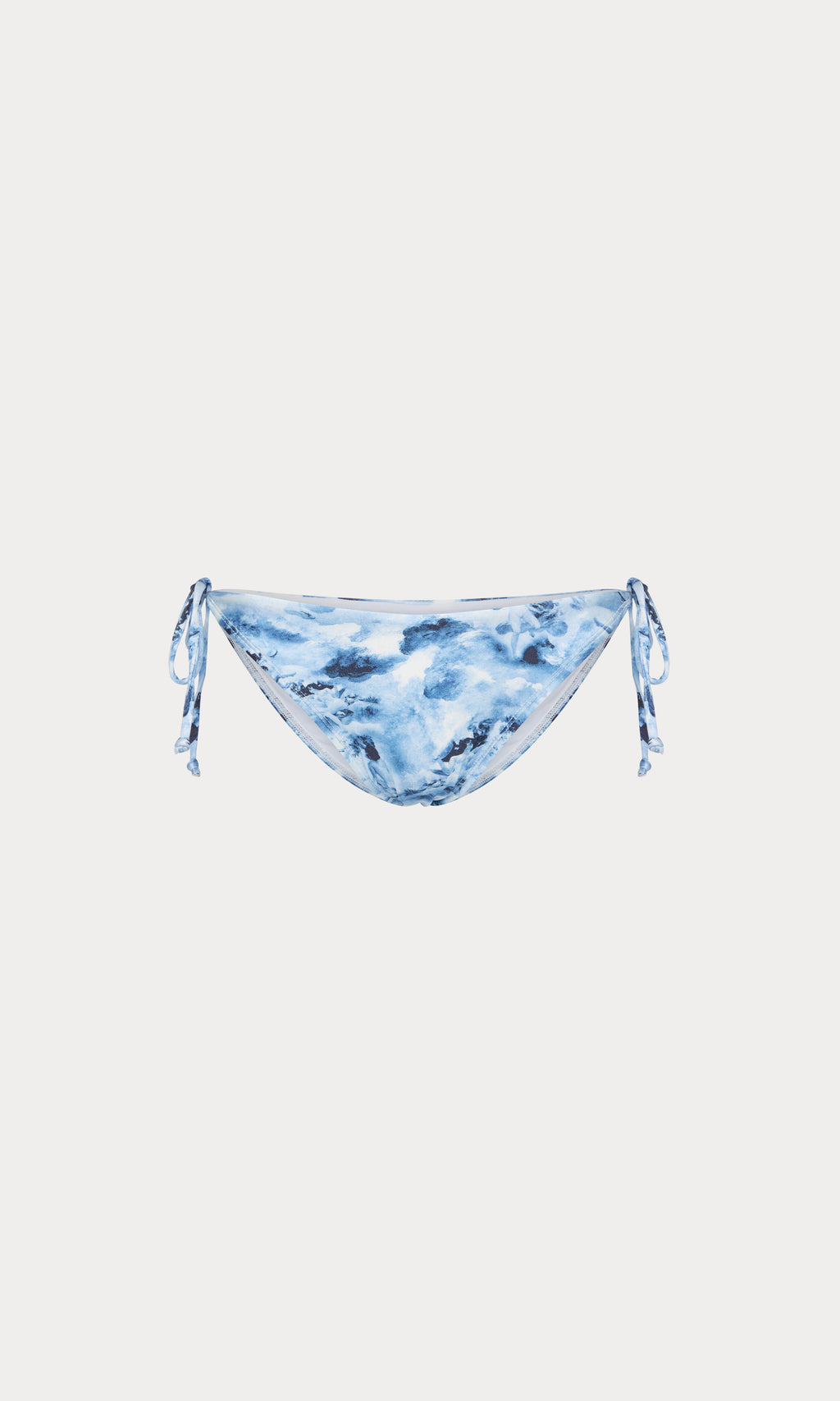 Luxury PRINT STRING BIKINI BOTTOM BLUE ANGEL PRINT
