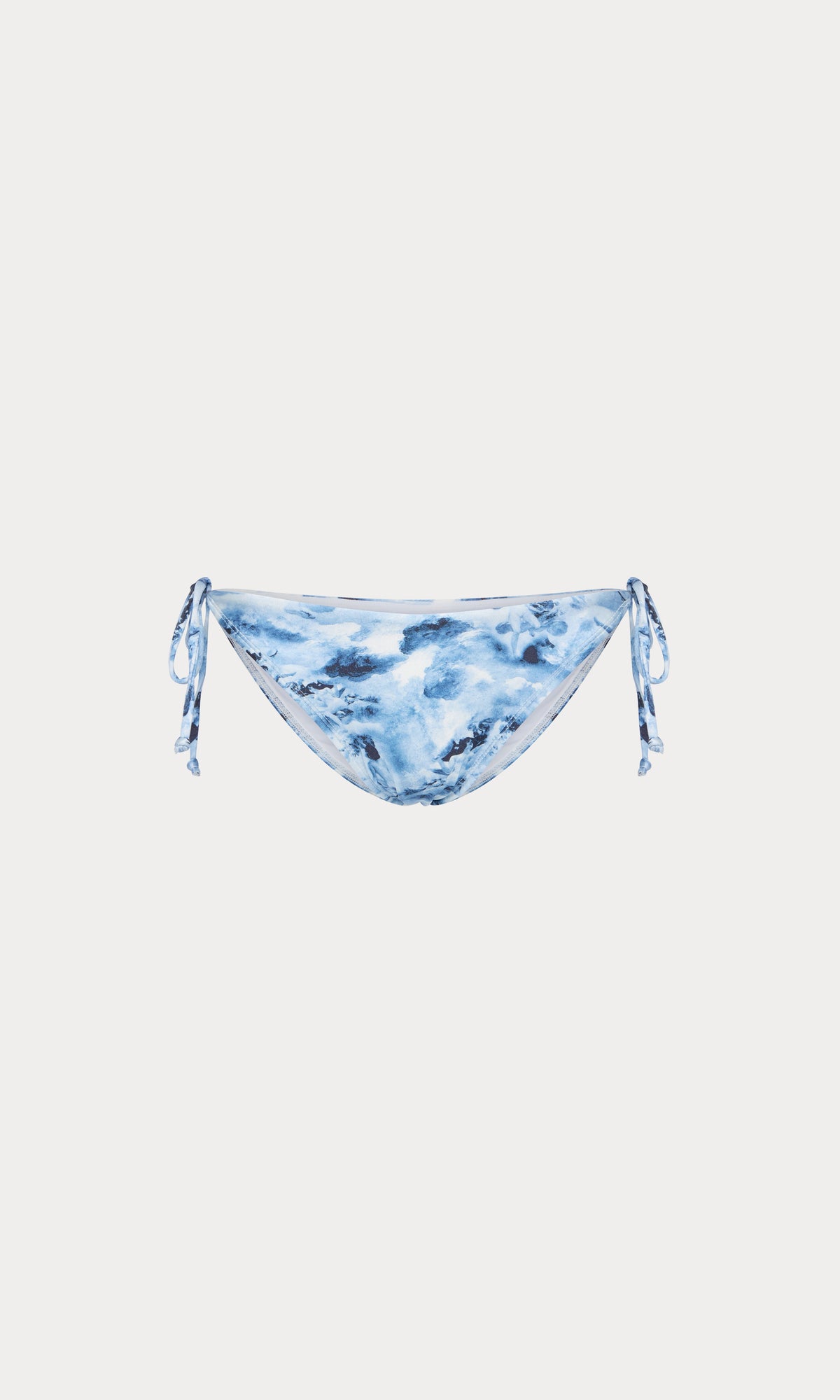 Luxury PRINT STRING BIKINI BOTTOM BLUE ANGEL PRINT