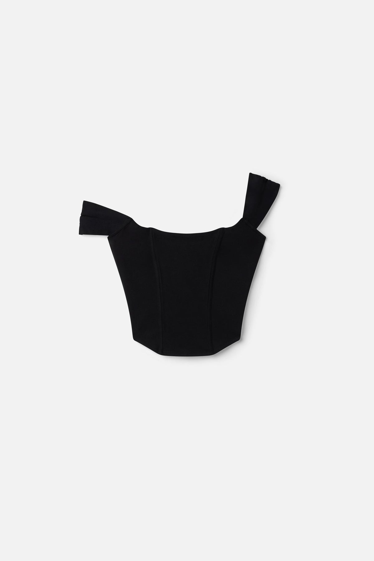 Luxury DOLLY SUPER STRETCH CORSET TOP BLACK001