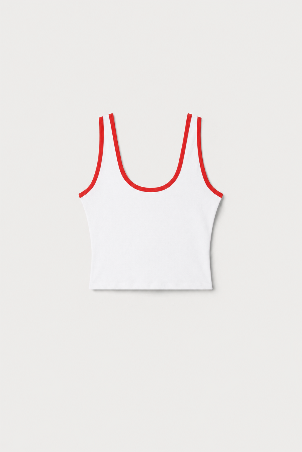 Luxury SUPER STRETCH RINGER TANK FLAMING HOT