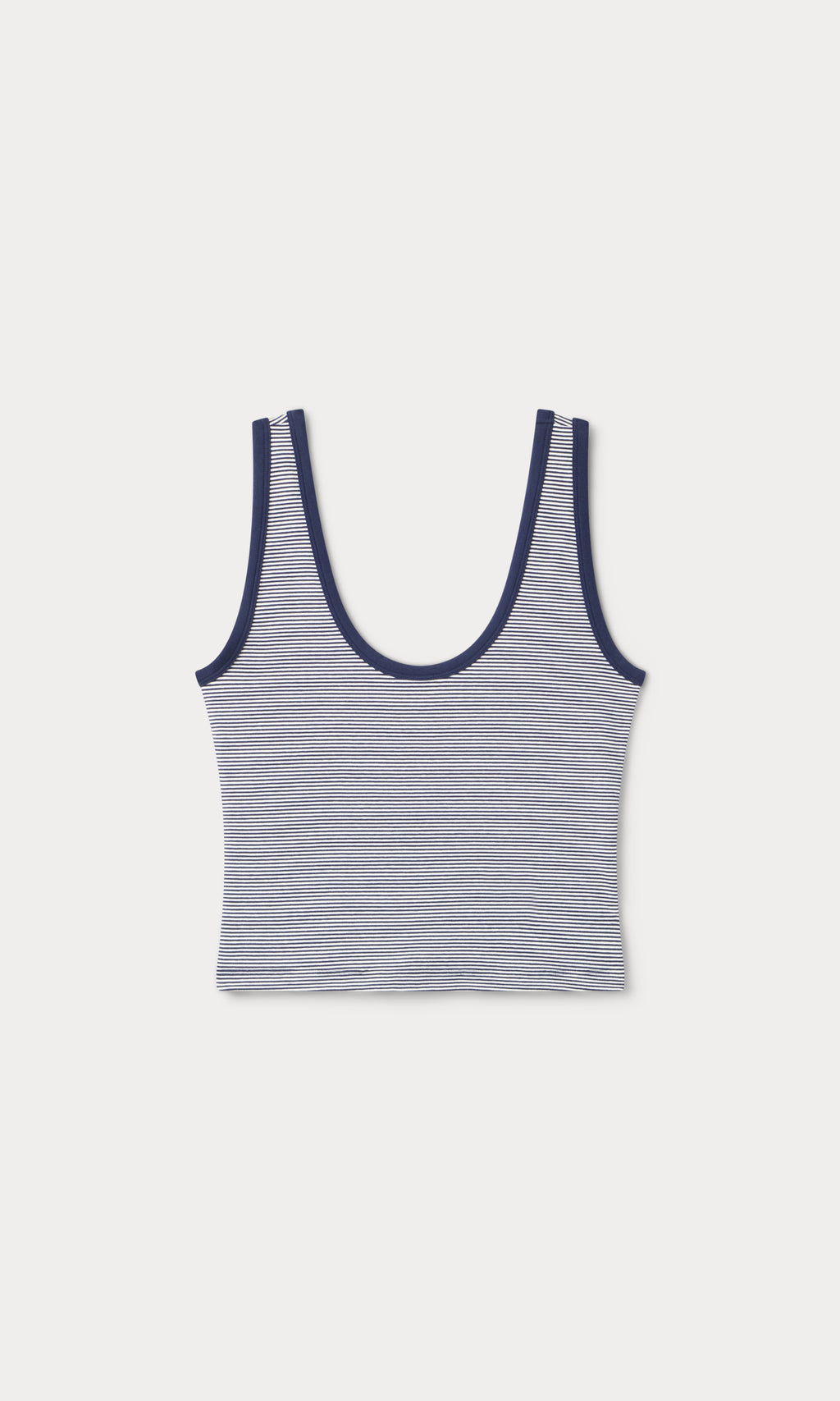 Luxury SUPER STRETCH RINGER TANK HORIZON STRIPE