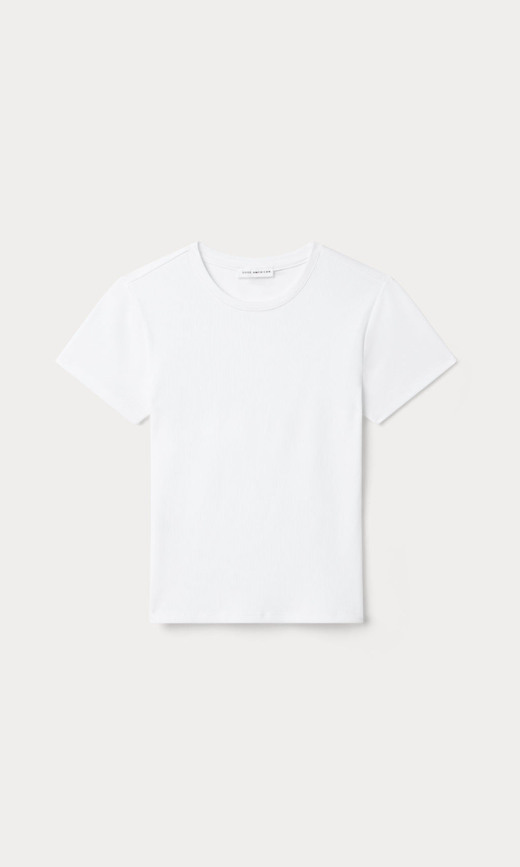 Luxury THE RIB BABY TEE WHITE001