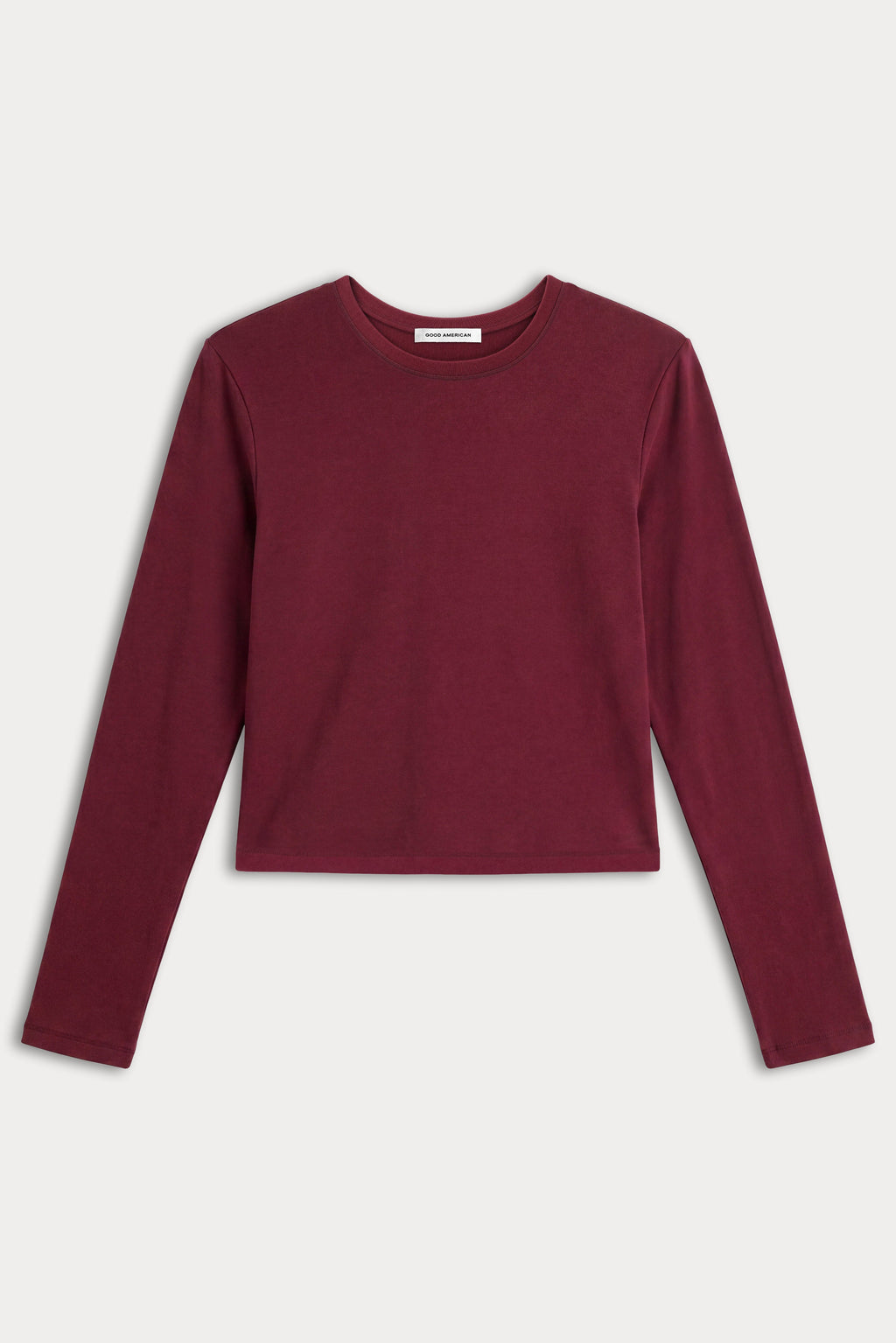 Luxury THE LONG SLEEVE BABY TEE BERRY NOIR