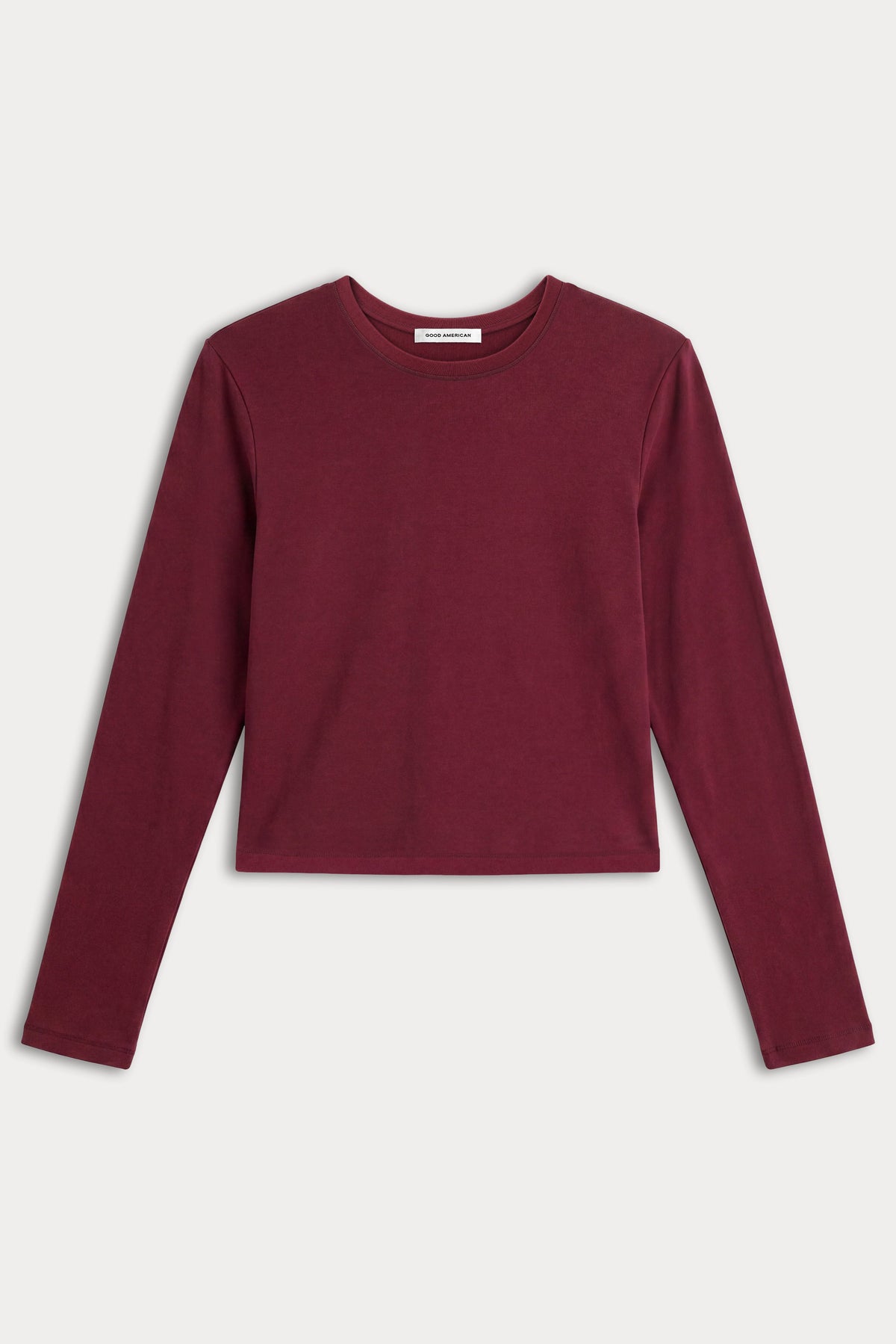 Luxury THE LONG SLEEVE BABY TEE BERRY NOIR