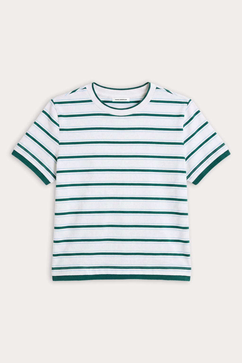 Luxury THE LAYERED TEE FOREST MULTI STRIPE