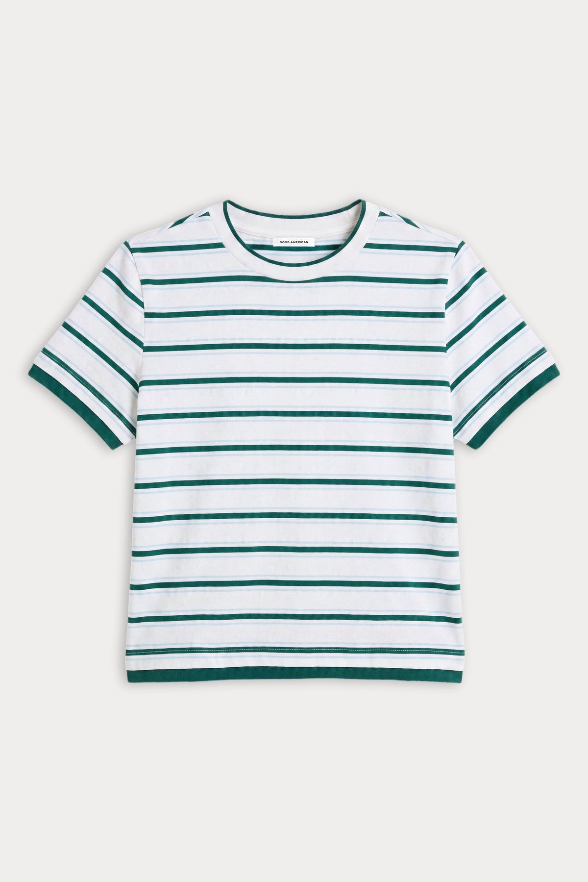 Luxury THE LAYERED TEE FOREST MULTI STRIPE