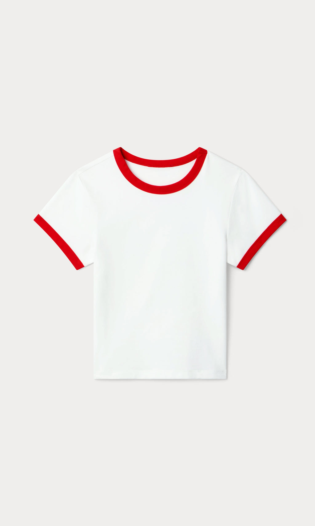 Luxury THE RINGER BABY TEE WHITE