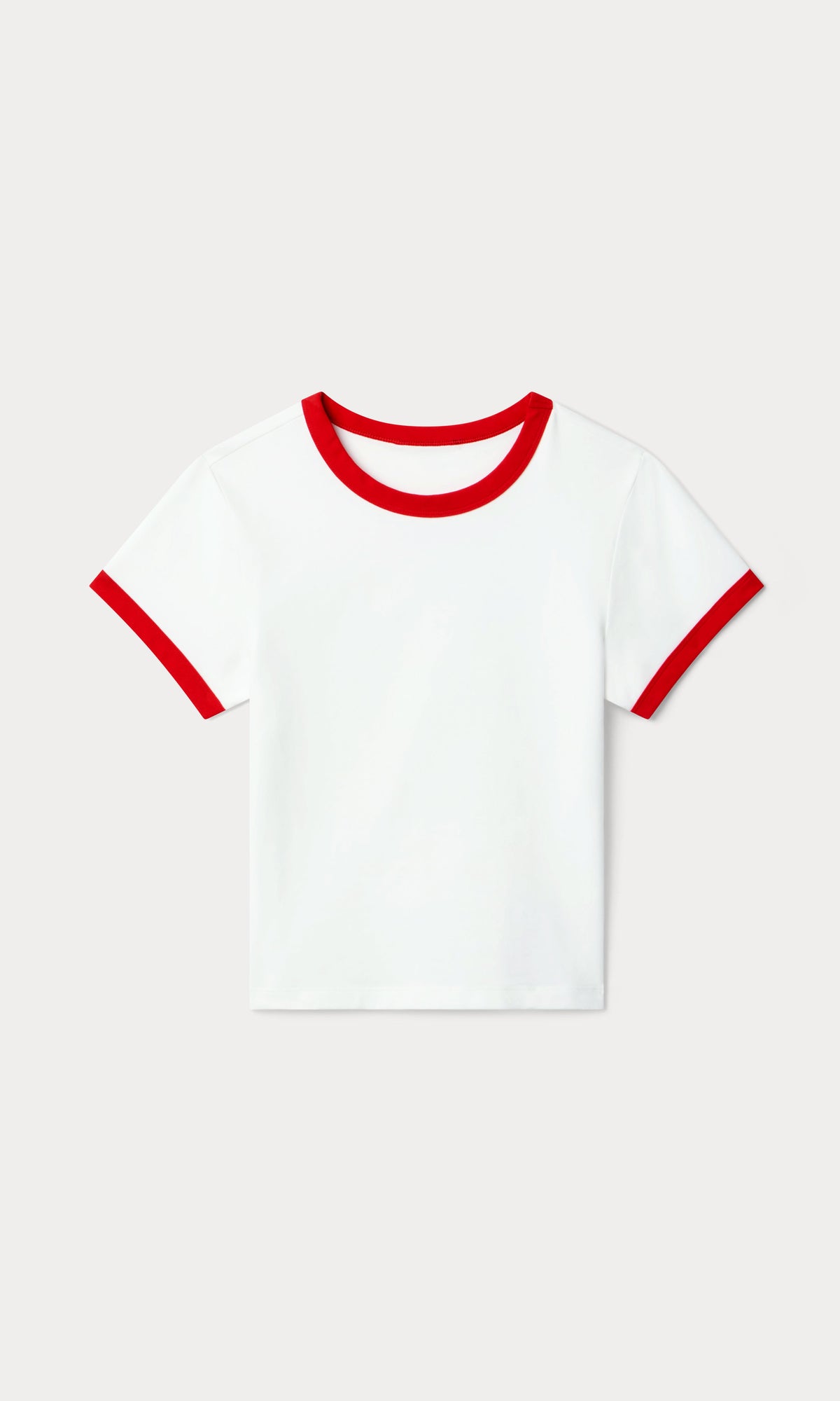 Luxury THE RINGER BABY TEE WHITE