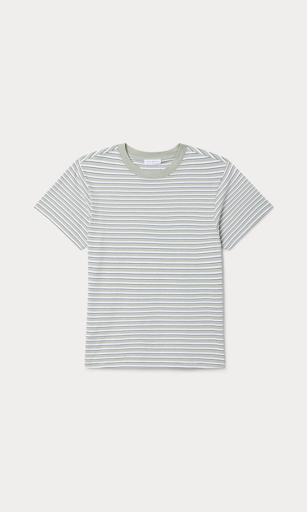 Luxury THE OVERSIZED TEE CLASSIC STRIPE MOSSWELL
