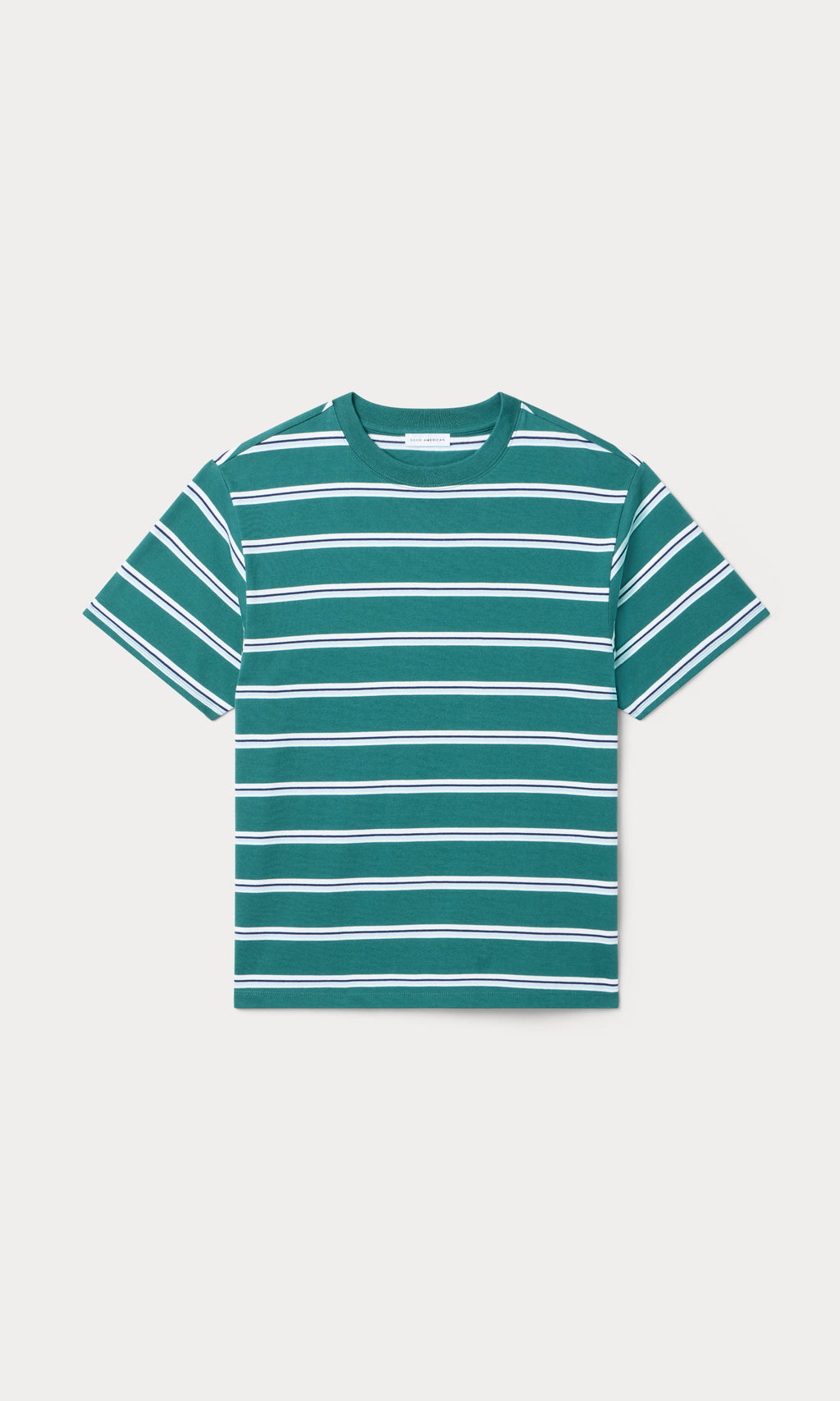 Luxury THE OVERSIZED TEE HARBOR STRIPE DEEP TEAL