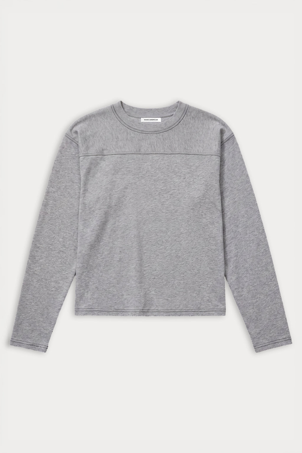 Luxury THE LONG SLEEVE GYM TEE GREY MELANGE