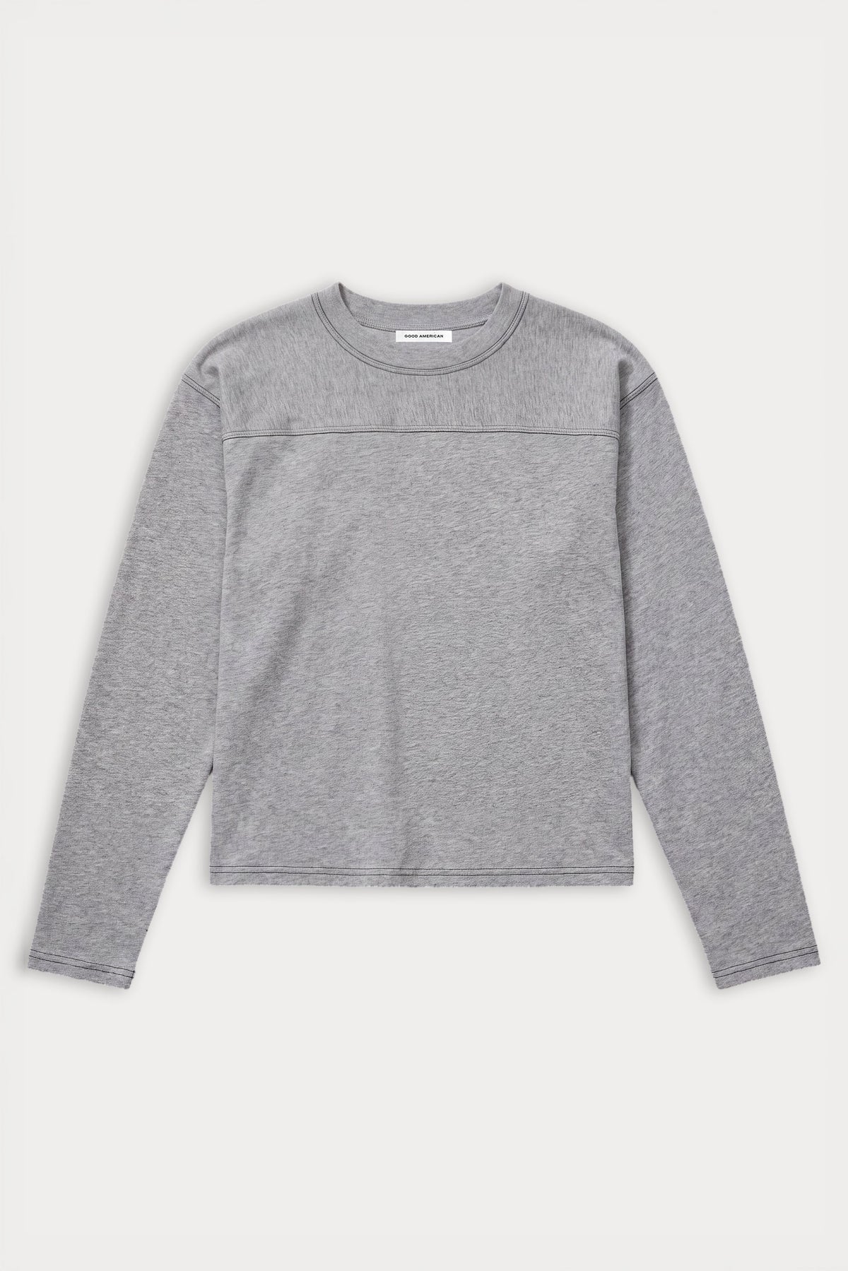 Luxury THE LONG SLEEVE GYM TEE GREY MELANGE
