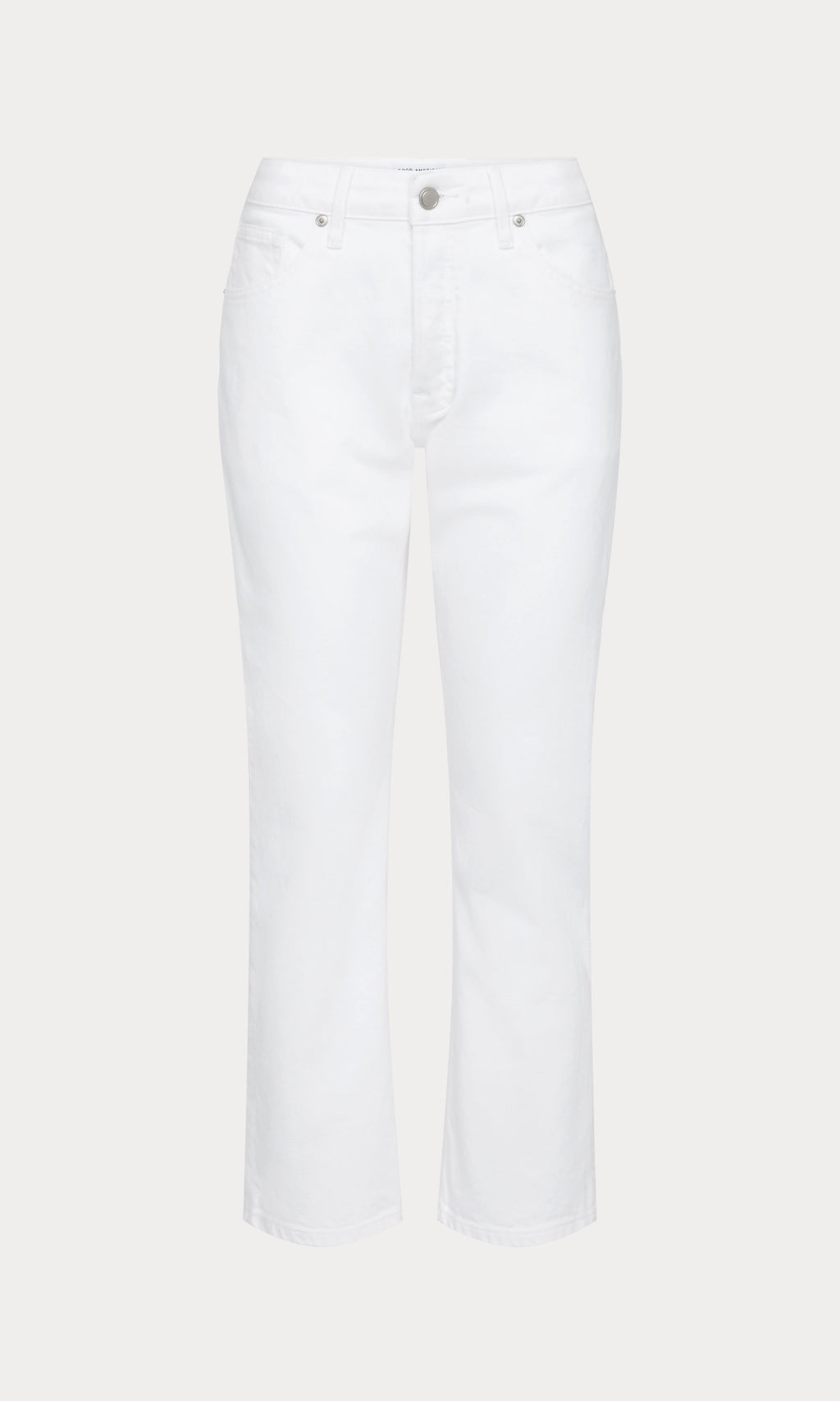 Luxury VINTAGE STRAIGHT ANKLE JEANS WHITE001