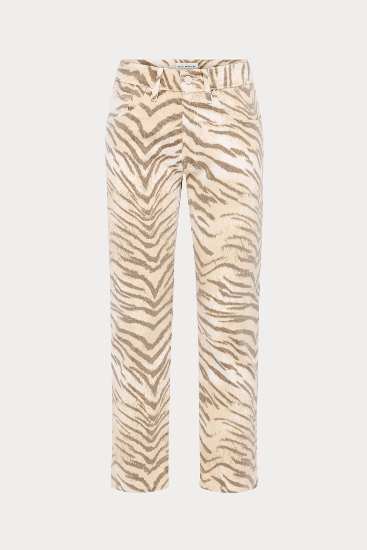 Luxury VINTAGE STRAIGHT ANKLE JEANS BROWN TIGER