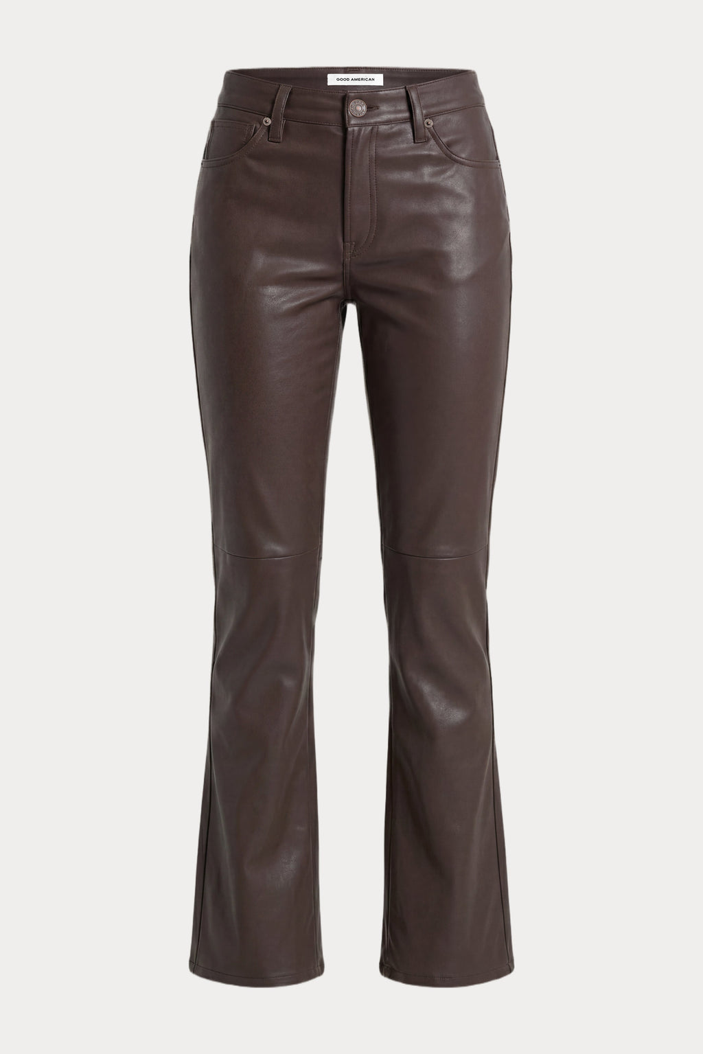 Luxury BETTER THAN LEATHER LOW RISE BOOTCUT PANT ESPRESSO