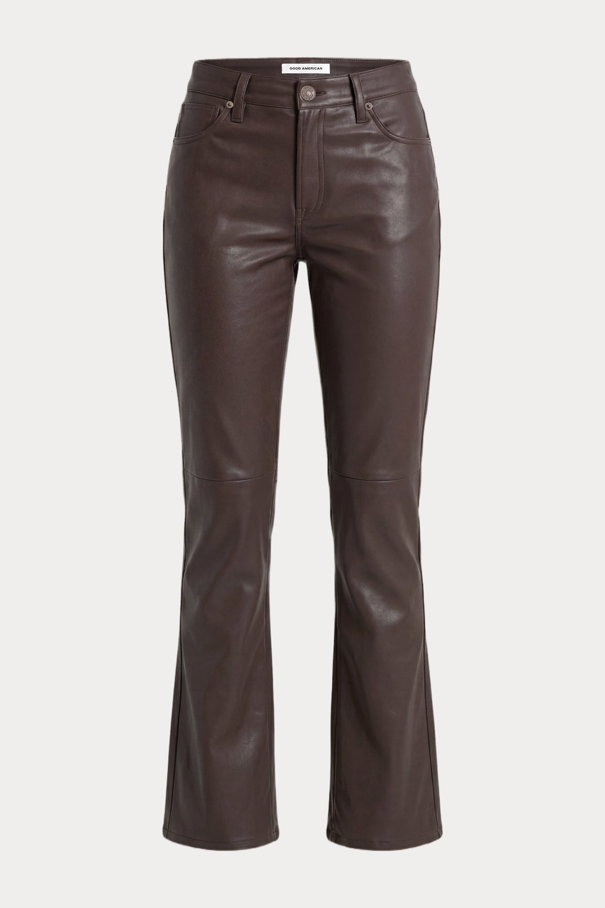 Luxury BETTER THAN LEATHER LOW RISE BOOTCUT PANT ESPRESSO