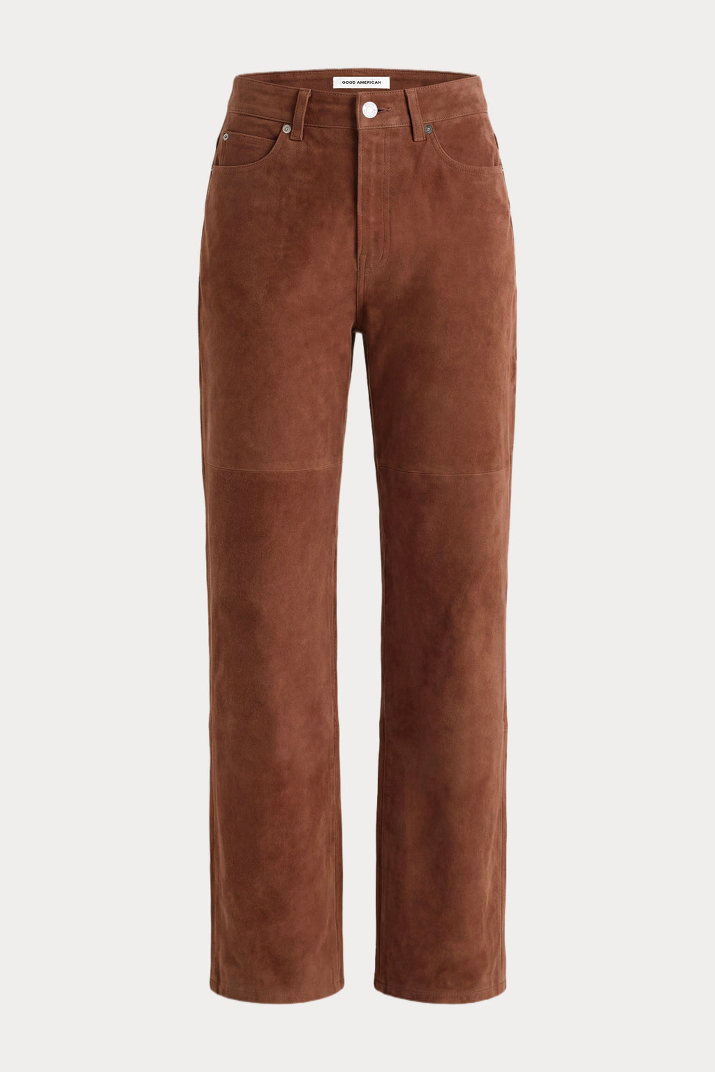 Luxury SUEDE GOOD TRUE STRAIGHT PANT CAFE CLAY