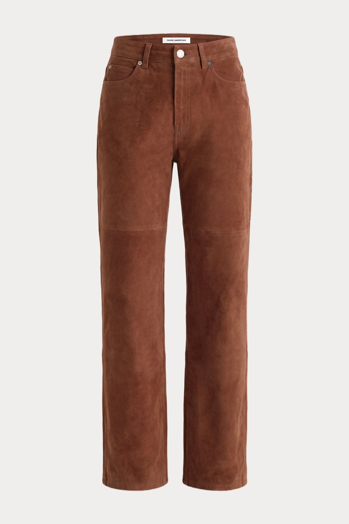 Luxury SUEDE GOOD TRUE STRAIGHT PANT CAFE CLAY
